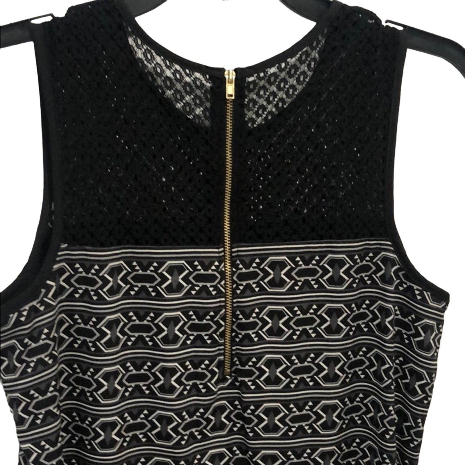 Target Basics Xhilaration Mini Sleeveless Dress Lace front back zip Party Size M / US 6-8 / IT 42-44 - 4 Thumbnail