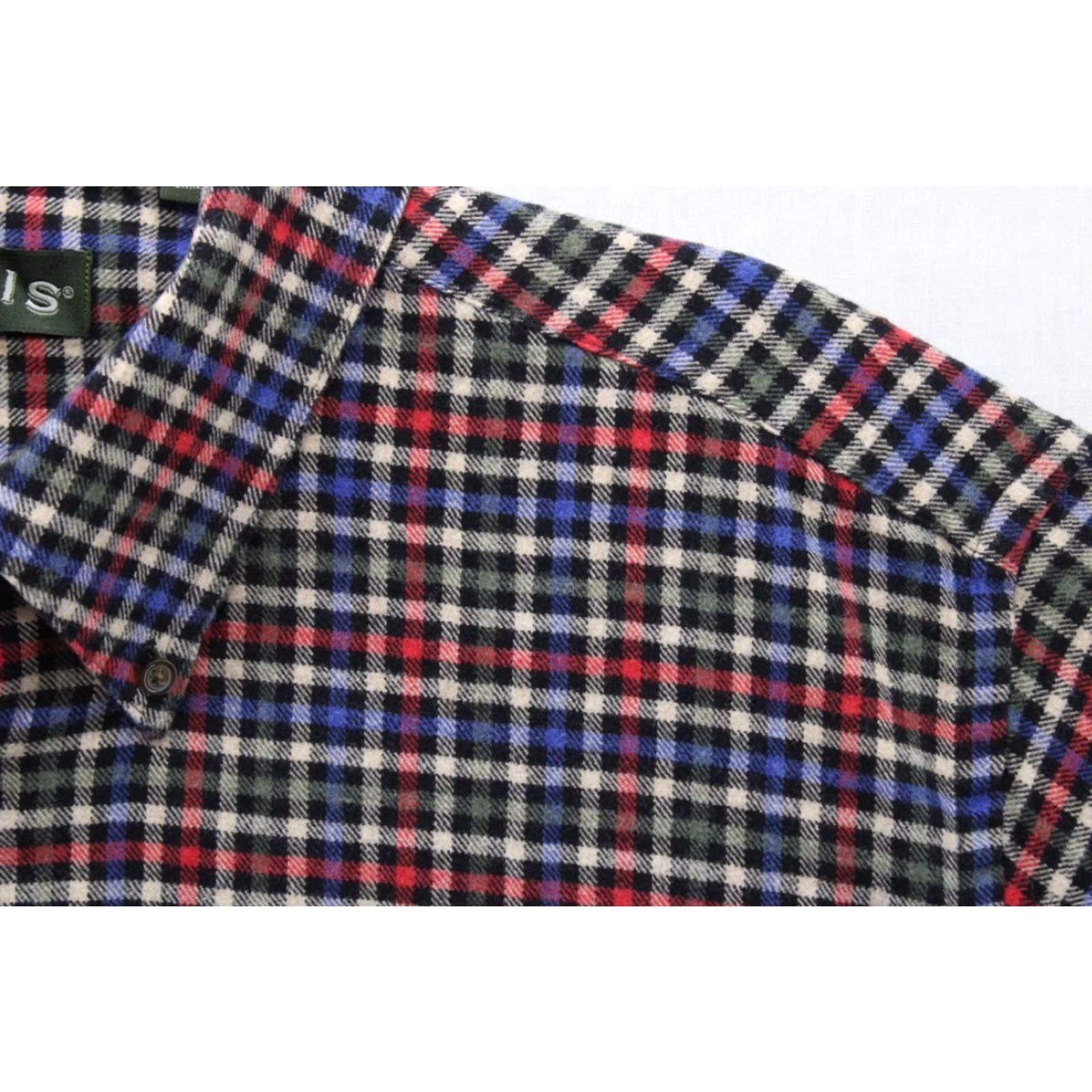 Orvis Orvis Luxury Flannel Shirt Men's XL Red White Blue Plaid Long Sleeve Button-Down Size US XL / EU 56 / 4 - 4 Thumbnail