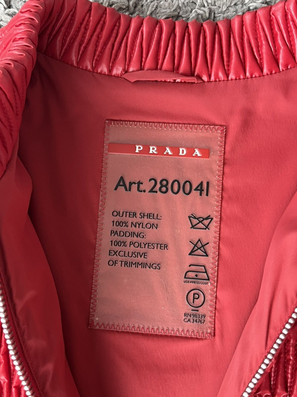 Prada Vintage Luxury Leather Jacket Prada Vestiaire Size M / US 6-8 / IT 42-44 - 4 Thumbnail