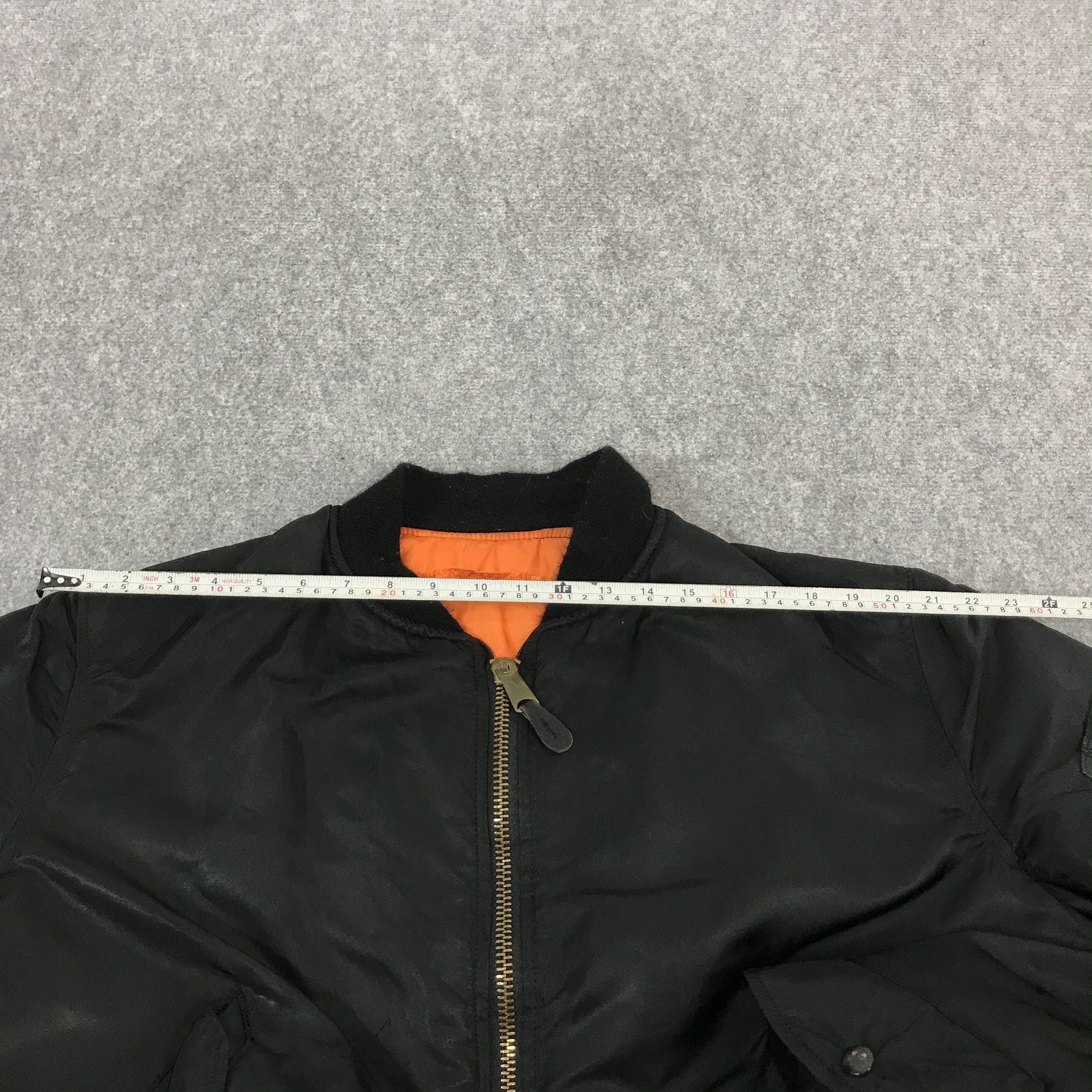 Alpha Industries × Vintage Alpha Industries Bomber jacket flyers man ma1 black jacket Size US XXL / EU 58 / 5 - 8 Thumbnail