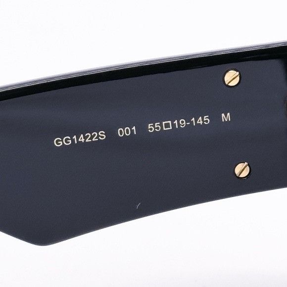 Gucci NEW GUCCI SUNGLASSES GG1422S 001 WOMEN SQUARE BLACK EYEWEAR Size ONE SIZE - 10 Thumbnail