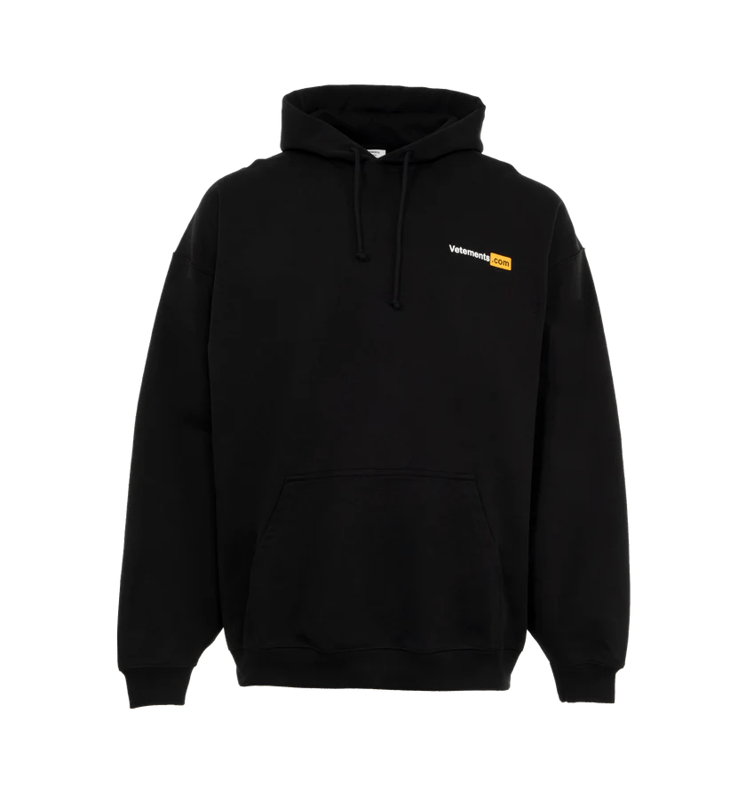 Vetements o1h1sh10525 Oversized Hoodie in Black Size US M / EU 48-50 / 2 - 2 Thumbnail
