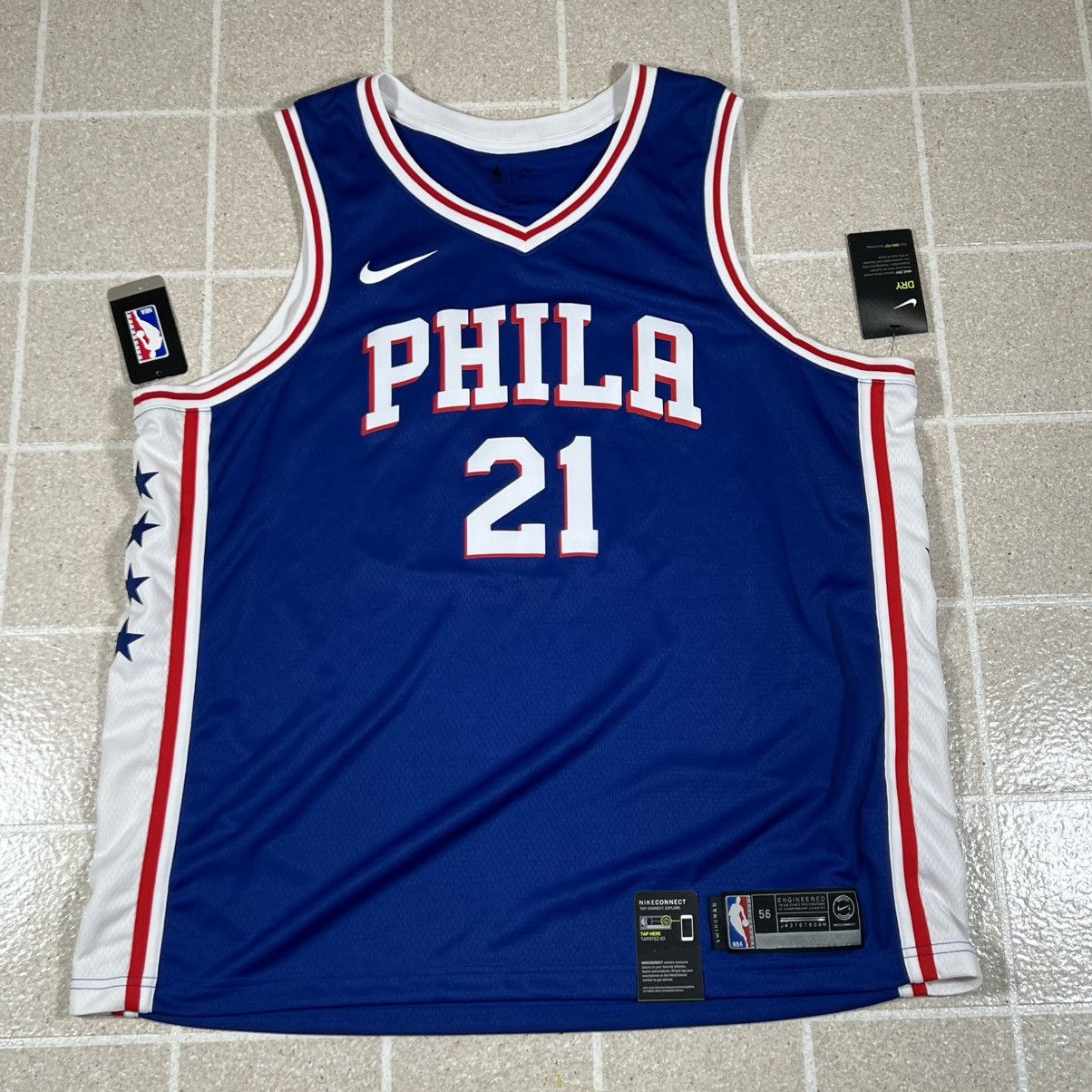 Nike Nike Swingman Joel Embiid #21 Philadelphia 76ers Icon Jersey Size US XXL / EU 58 / 5 - 3 Thumbnail