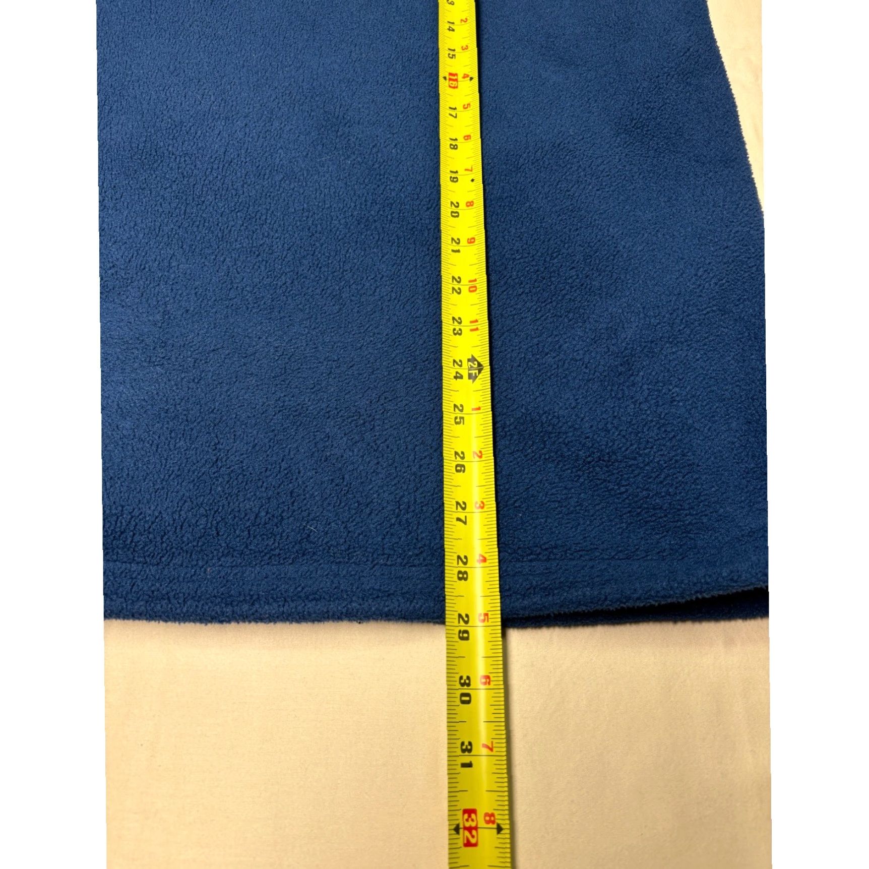 All Blues LL Bean Vest Mens XL Tall Blue Fleece Zip Up Stand Collar Pockets Outdoor Size US XL / EU 56 / 4 - 5 Thumbnail