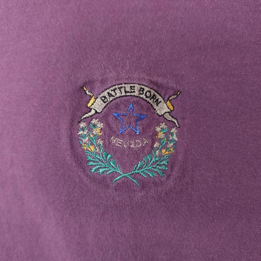 Vintage Vintage Nevada T Shirt Mens Size 2XL Purple Y2K Battle Born Size US XXL / EU 58 / 5 - 2 Thumbnail
