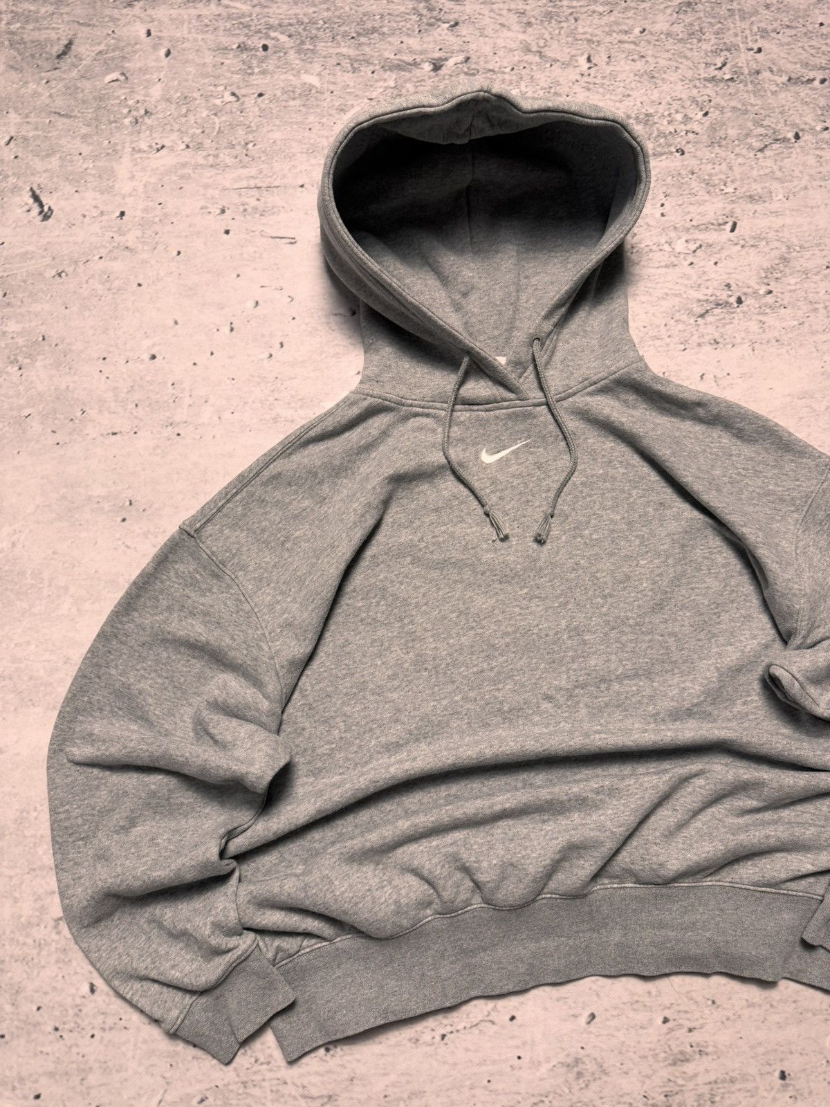 Nike × Vintage NIKE VINTAGE CENTER LOGO OVERSIZE BOXY HOODIE Size US M / EU 48-50 / 2 - 2 Thumbnail