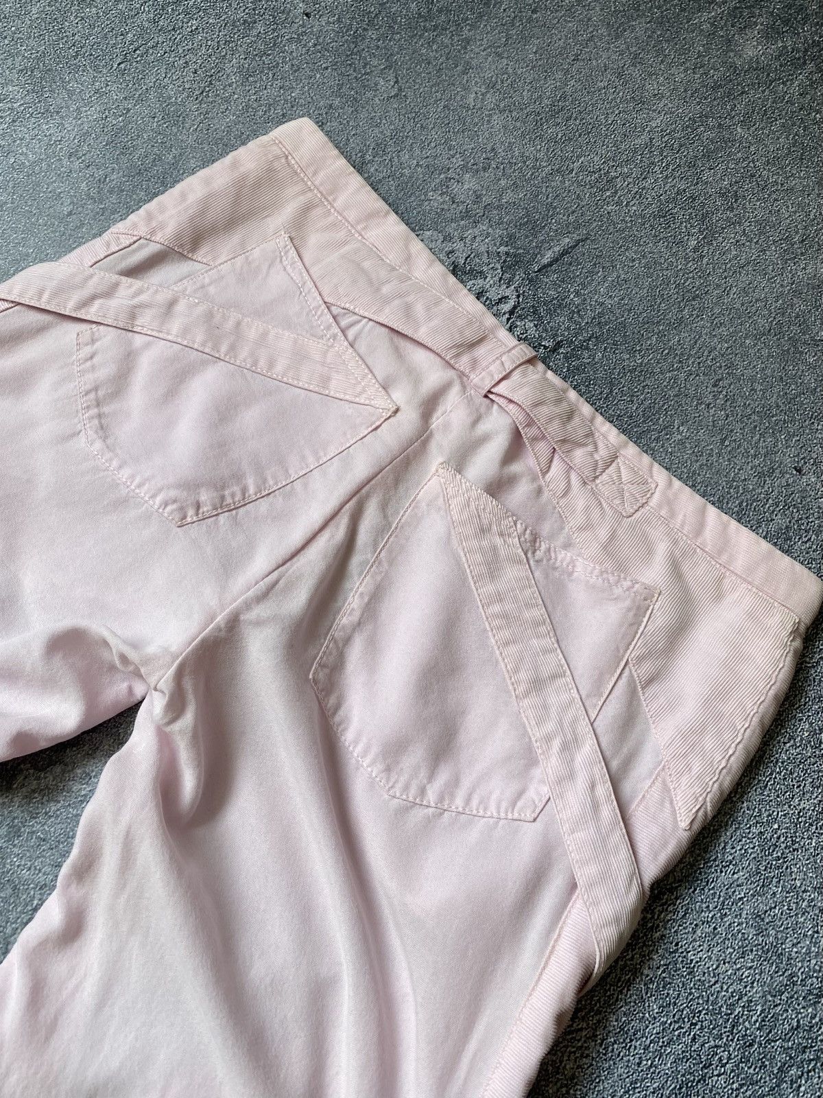 Balenciaga × Designer Balenciaga Le Dix Spring 2002 Tan Slim Cargo Pants Size 26" / US 2 / IT 38 - 14 Thumbnail