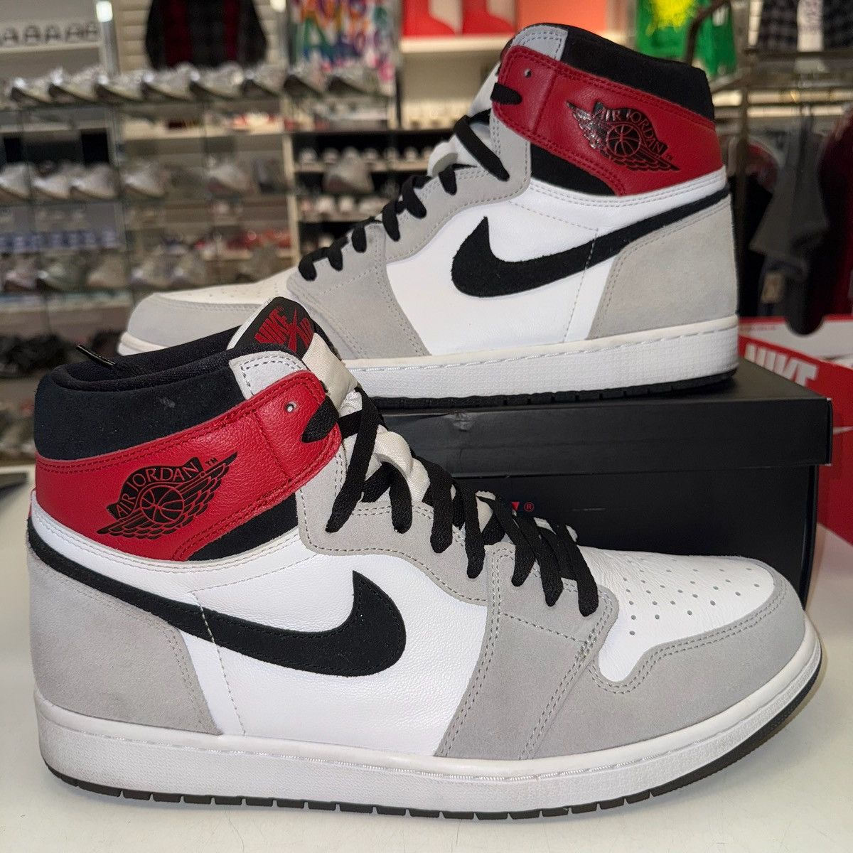 Size 14 - Jordan 1 Retro High OG Smoke Grey 555088-126