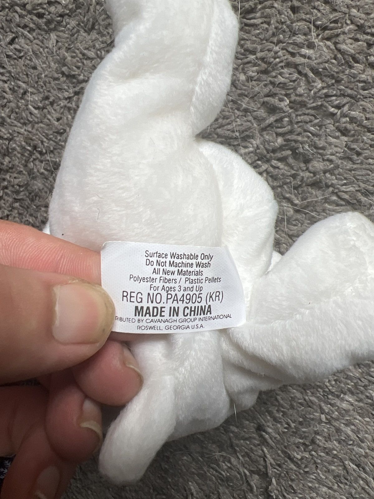 Coca Cola 1998 Coca-Cola Polar Bear In Blue Night Cap Bean Bag Plush Size ONE SIZE - 7 Thumbnail