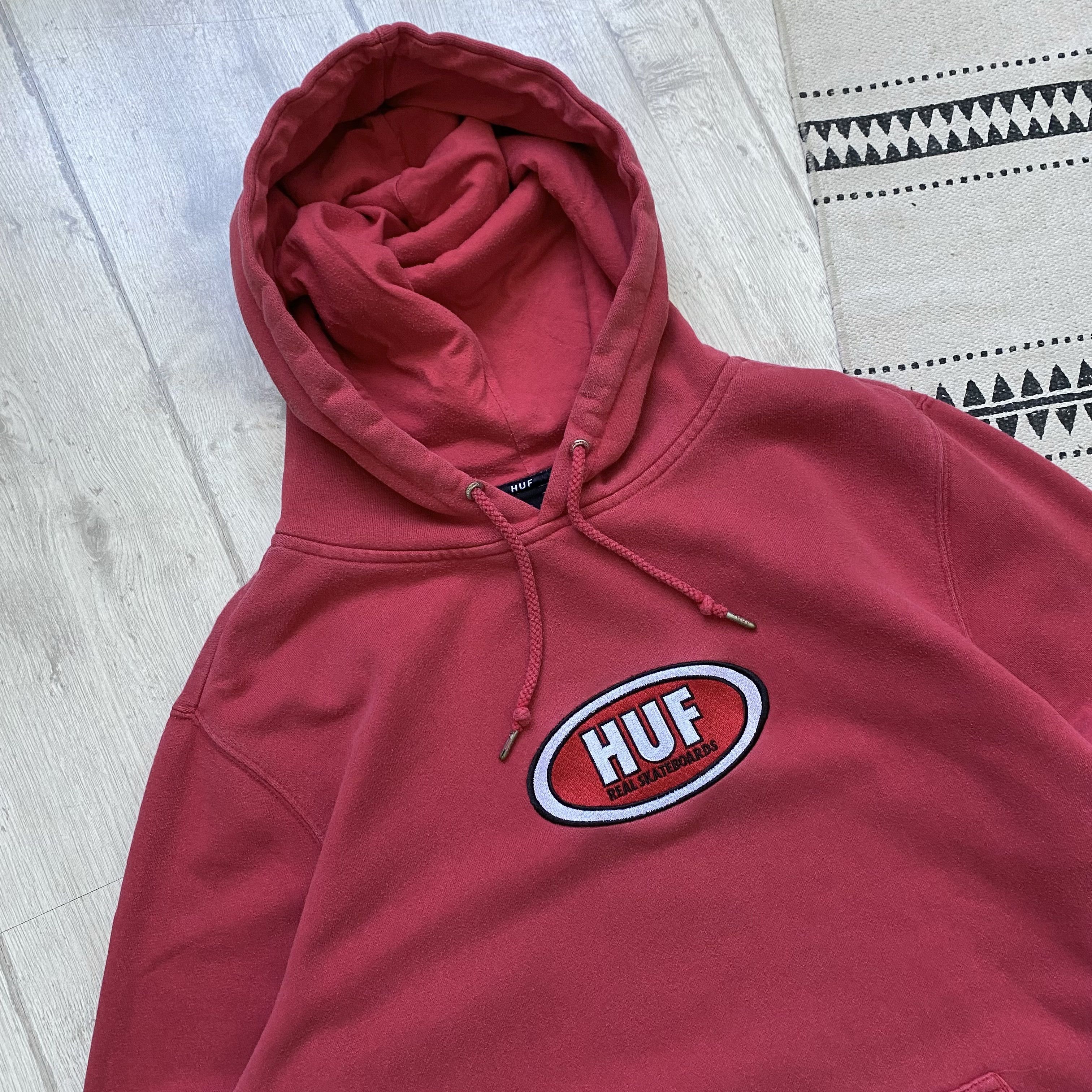 Hook-Ups 🛹 Vintage HUF Skateboards Hoodie center logo Size US M / EU 48-50 / 2 - 3 Thumbnail