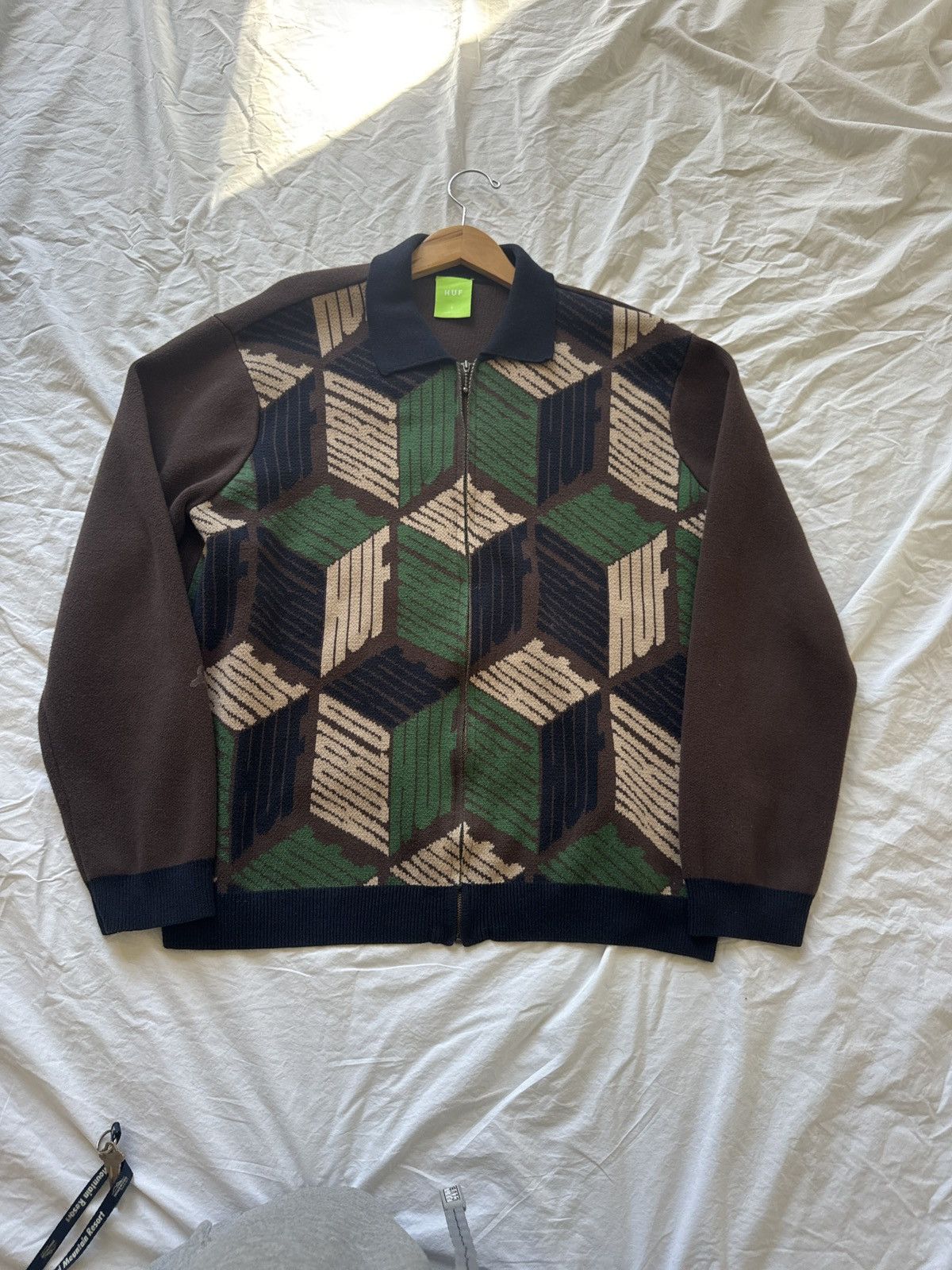 Supreme Huf zip up sweater Size US L / EU 52-54 / 3 - 1 Thumbnail
