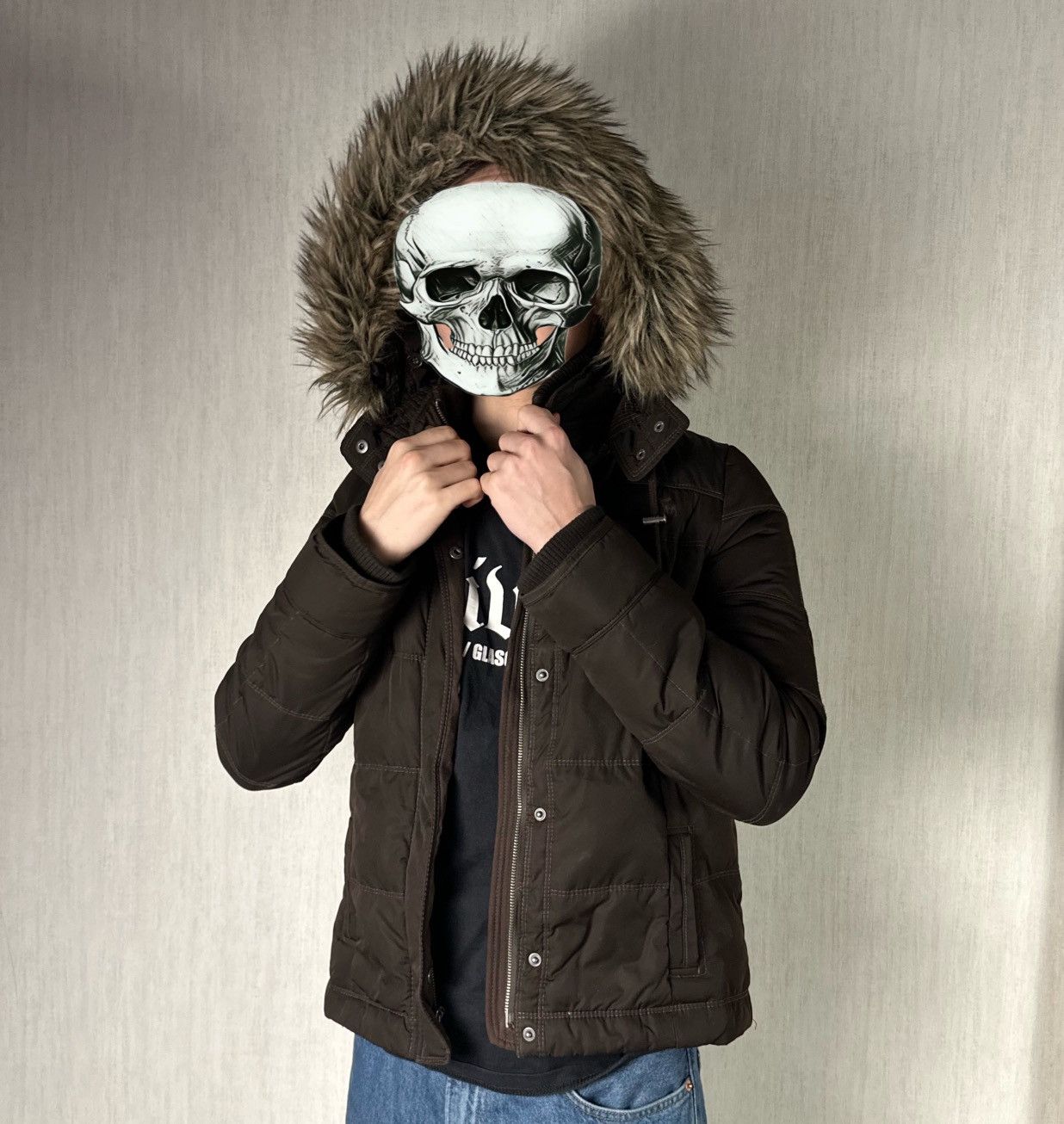 Archival Clothing Abercrombie u0026 Fitch Fur Jacket LGB Style Mohair Archive |  Grailed