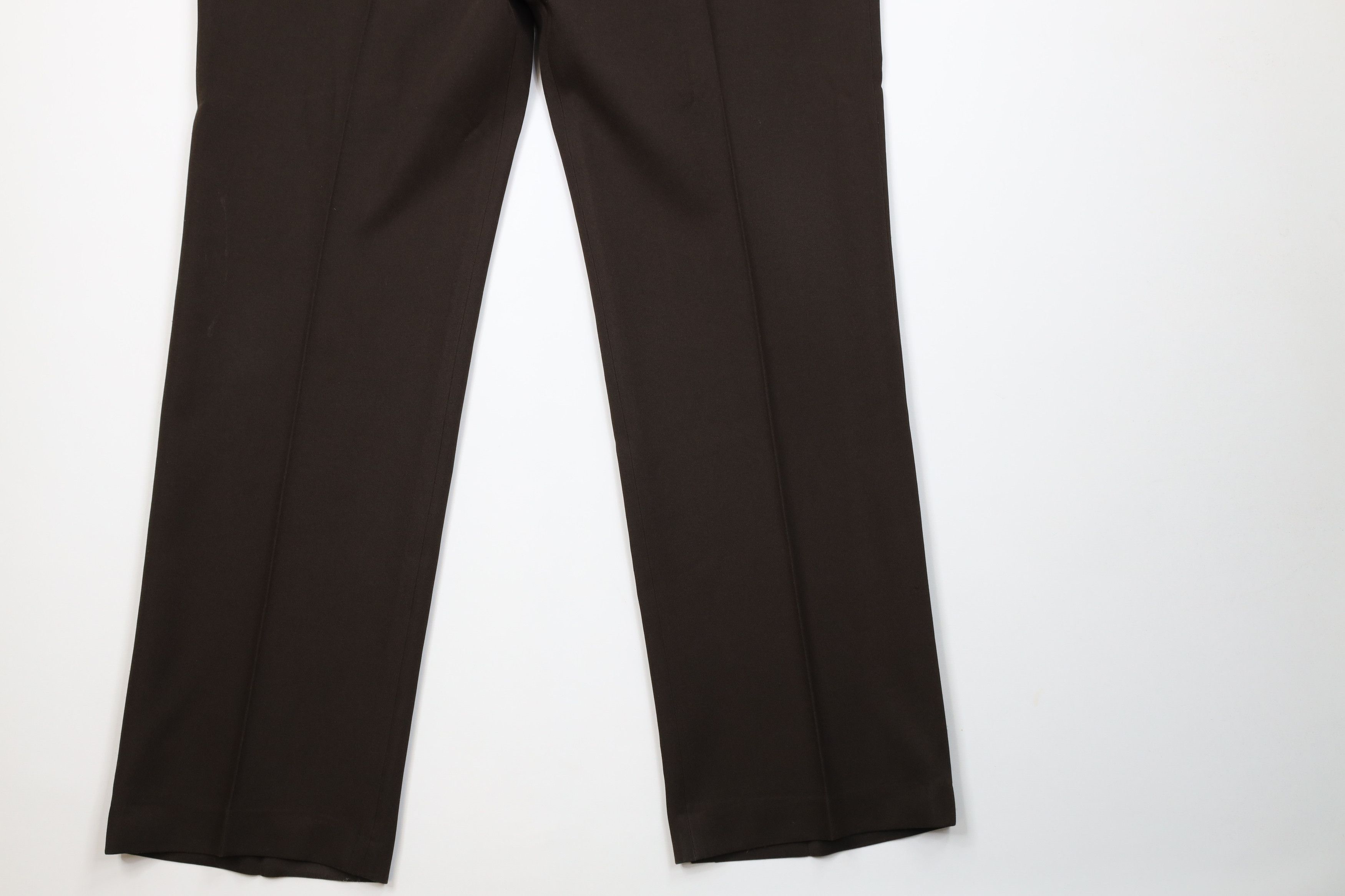 Vintage Vintage 70s Streetwear Flared Wide Leg Chino Pants Brown USA Size US 42 / EU 58 - 4 Thumbnail