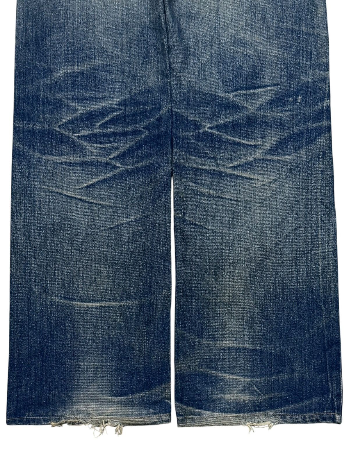 Big John Vintage 80s BIG JOHN BIG-WASHING Japan | Relaxed Straight 29 Size US 29 - 7 Thumbnail