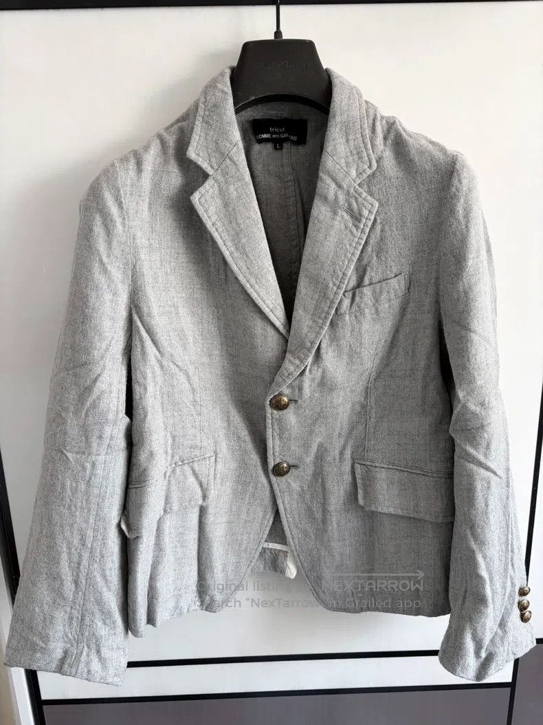 Comme des Garcons Comme des Garcons Grey Jacket Size L / US 10 / IT 46 - 1 Thumbnail
