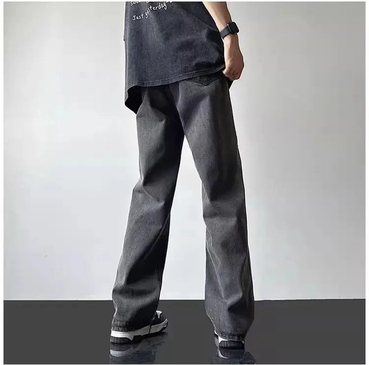 Japanese Brand Retro washed casual distressed jeans Size US 32 / EU 48 - 3 Thumbnail