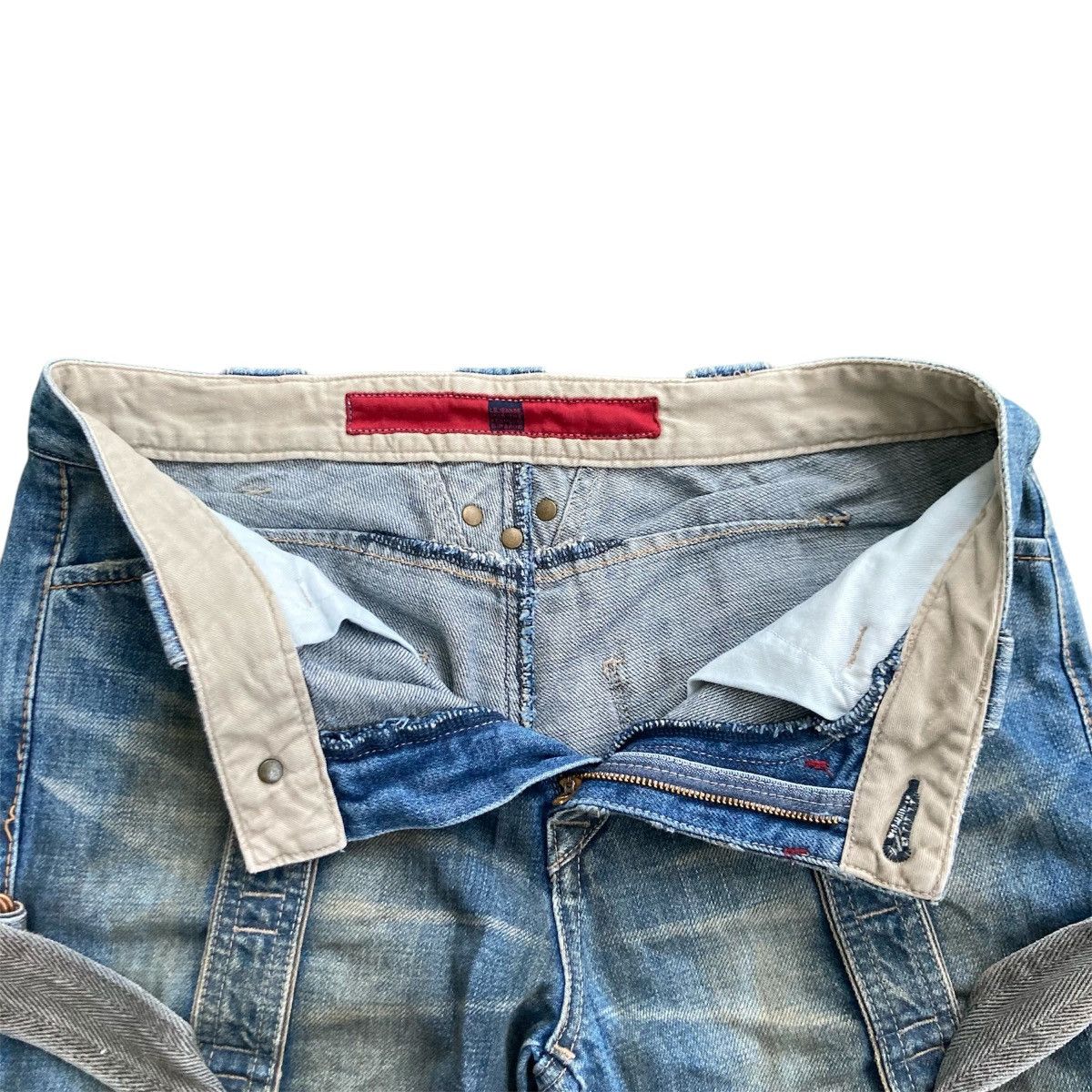 Marithe + Francois Girbaud × Seditionaries VINTAGE MARITHE FRANCOIS GIRBAUD BONDAGE JEANS Size US 32 / EU 48 - 11 Thumbnail