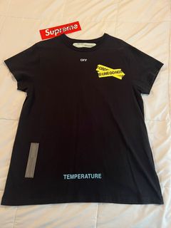 Off white outlet t shirt temperature