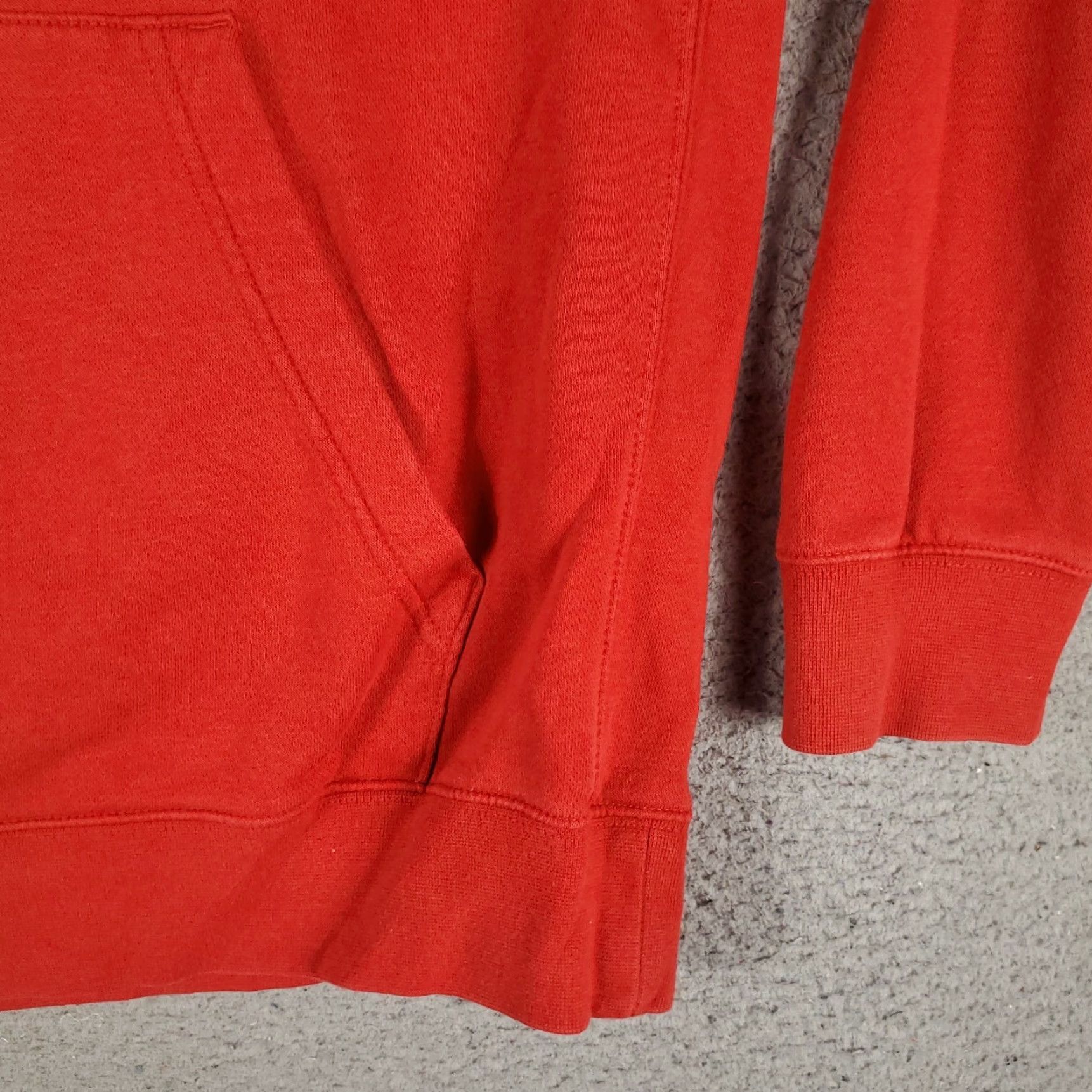 Nike Nike Hoodie Mens L Red Swoosh Pullover Sweatshirt - Mock Neck, Lace Up, Cotton Blend, Fleece, Logo, Regular Fit, All Seasons, Sports, Casual Size US L / EU 52-54 / 3 - 5 Thumbnail