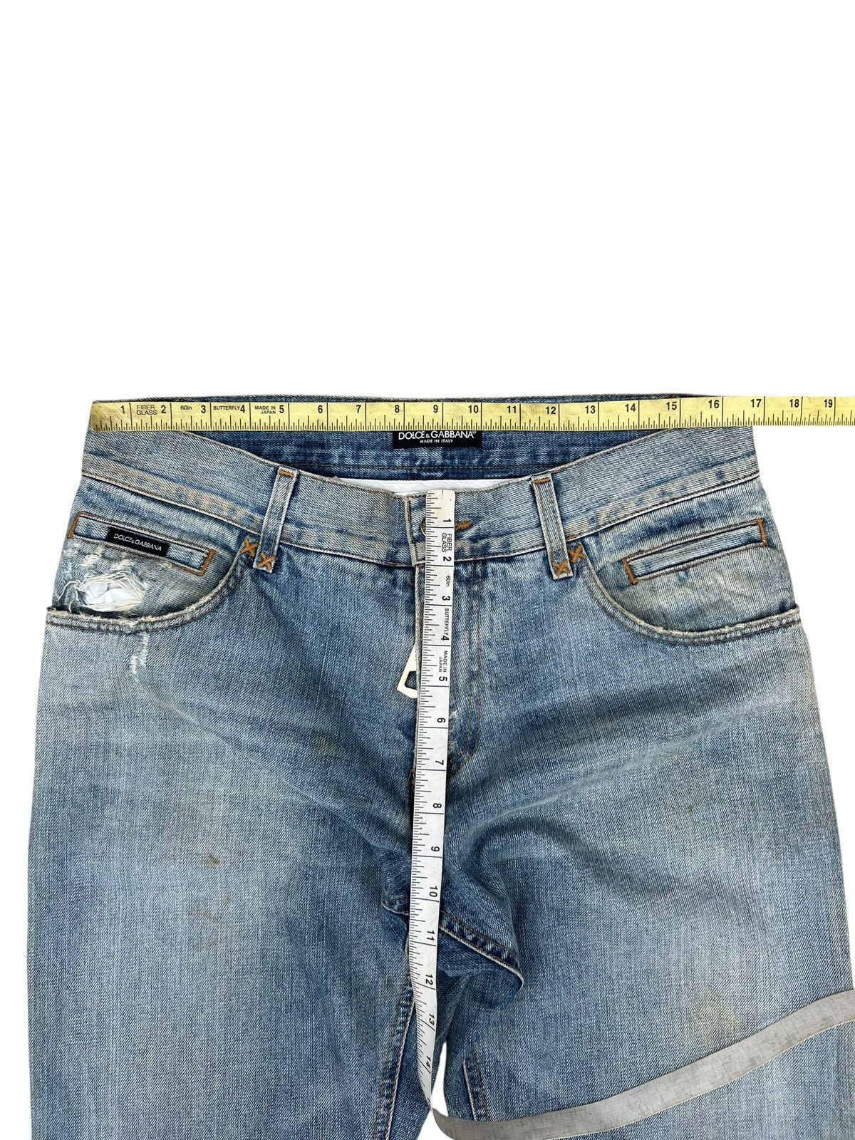 Dolce & Gabbana Vintage Dolce & Gabbana Distress Dirty Mud Denim Loose Jeans Size US 32 / EU 48 - 4 Thumbnail