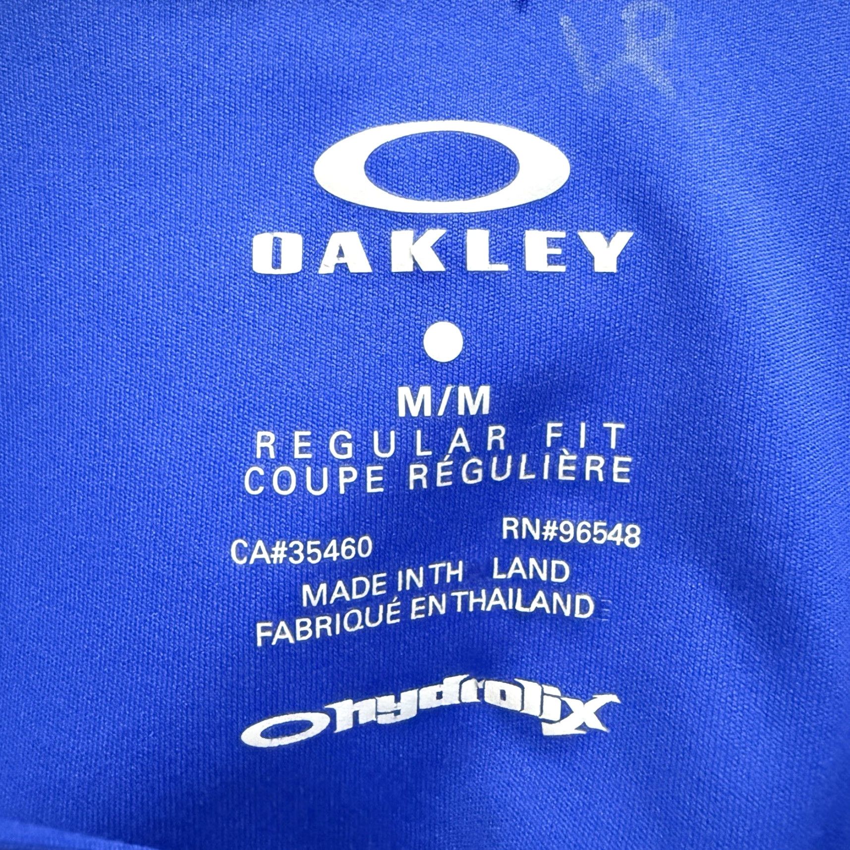 Oakley Oakley Polo Shirt Mens Size M Blue Athletic Stretchy Regular Fit Size US M / EU 48-50 / 2 - 4 Thumbnail