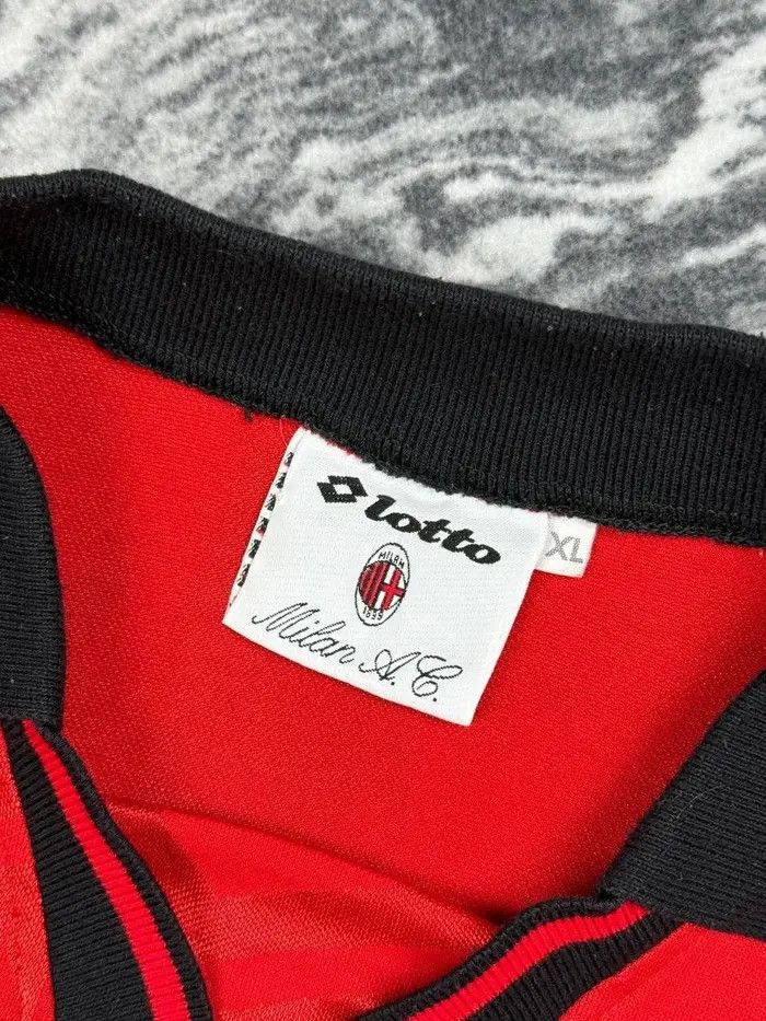 Lotto Sport VIntage Lotto AC Milan 1996 1997 Third Shirt Soccer Jersey Size US XL / EU 56 / 4 - 3 Thumbnail