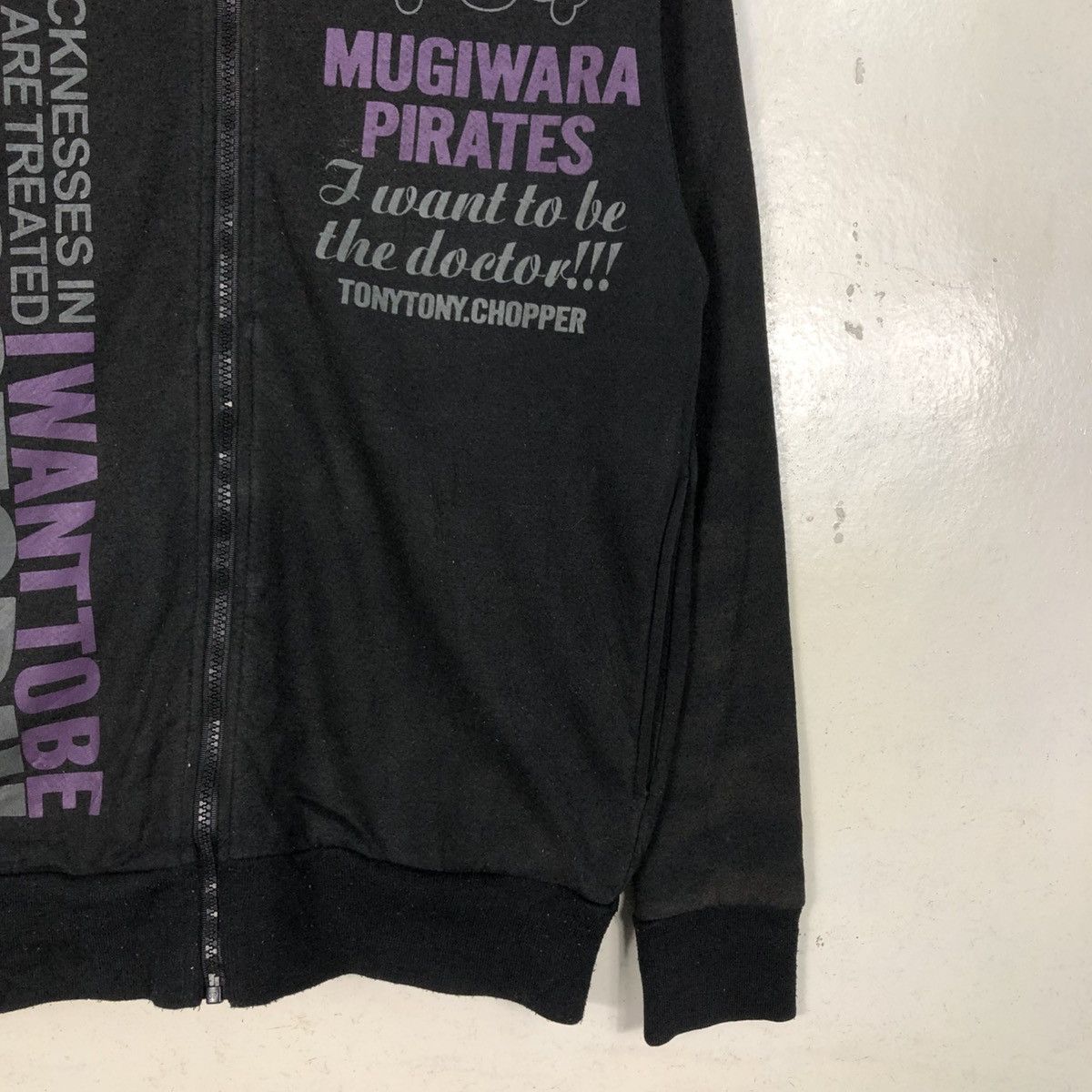 Japanese Brand 📌Cartoon Zipper Hoodie Mugiwara Pirates One Piece Big Logo Size US M / EU 48-50 / 2 - 7 Thumbnail