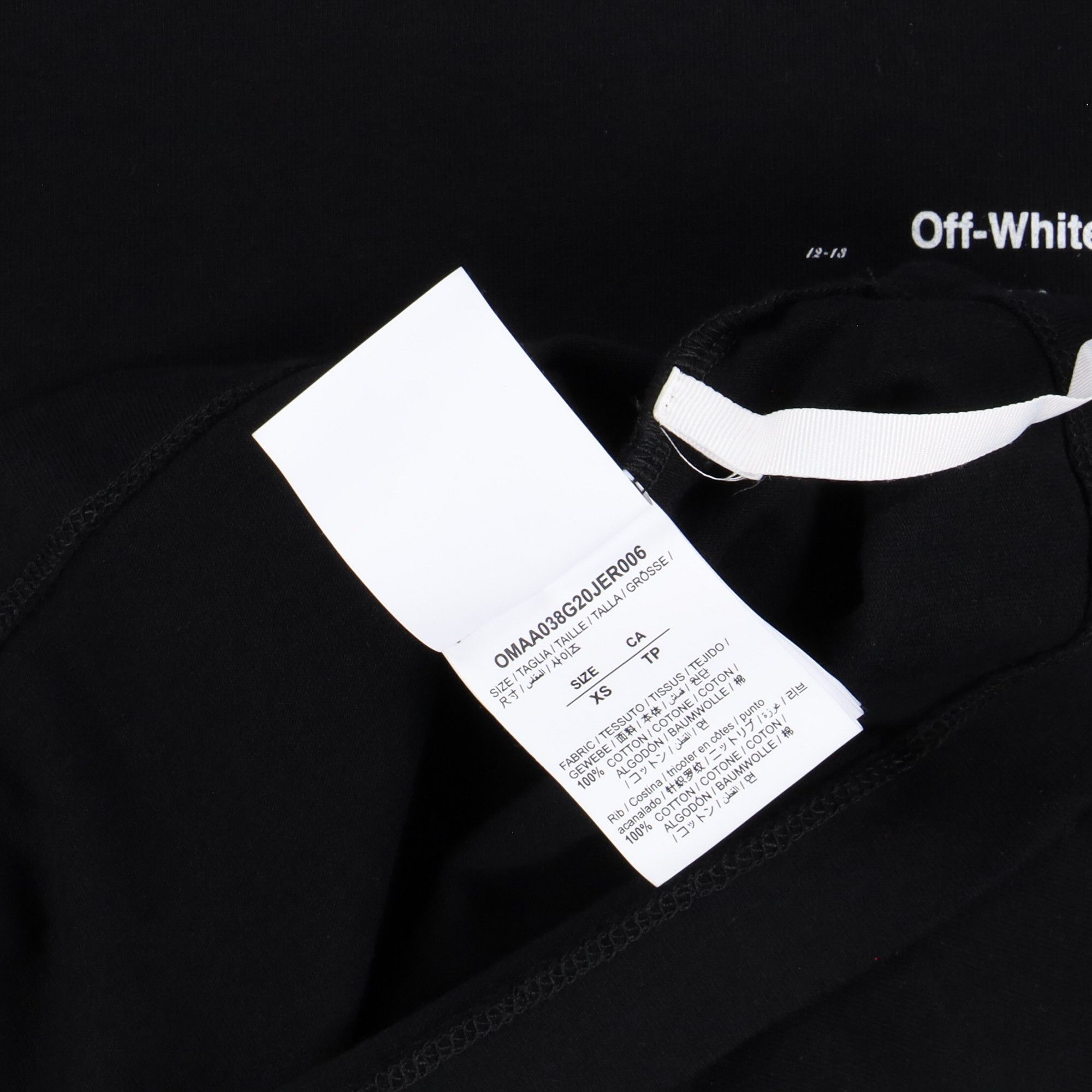 Off-White Black Painting Arrows Oversized T-Shirt Size US XS / EU 42 / 0 - 6 Thumbnail