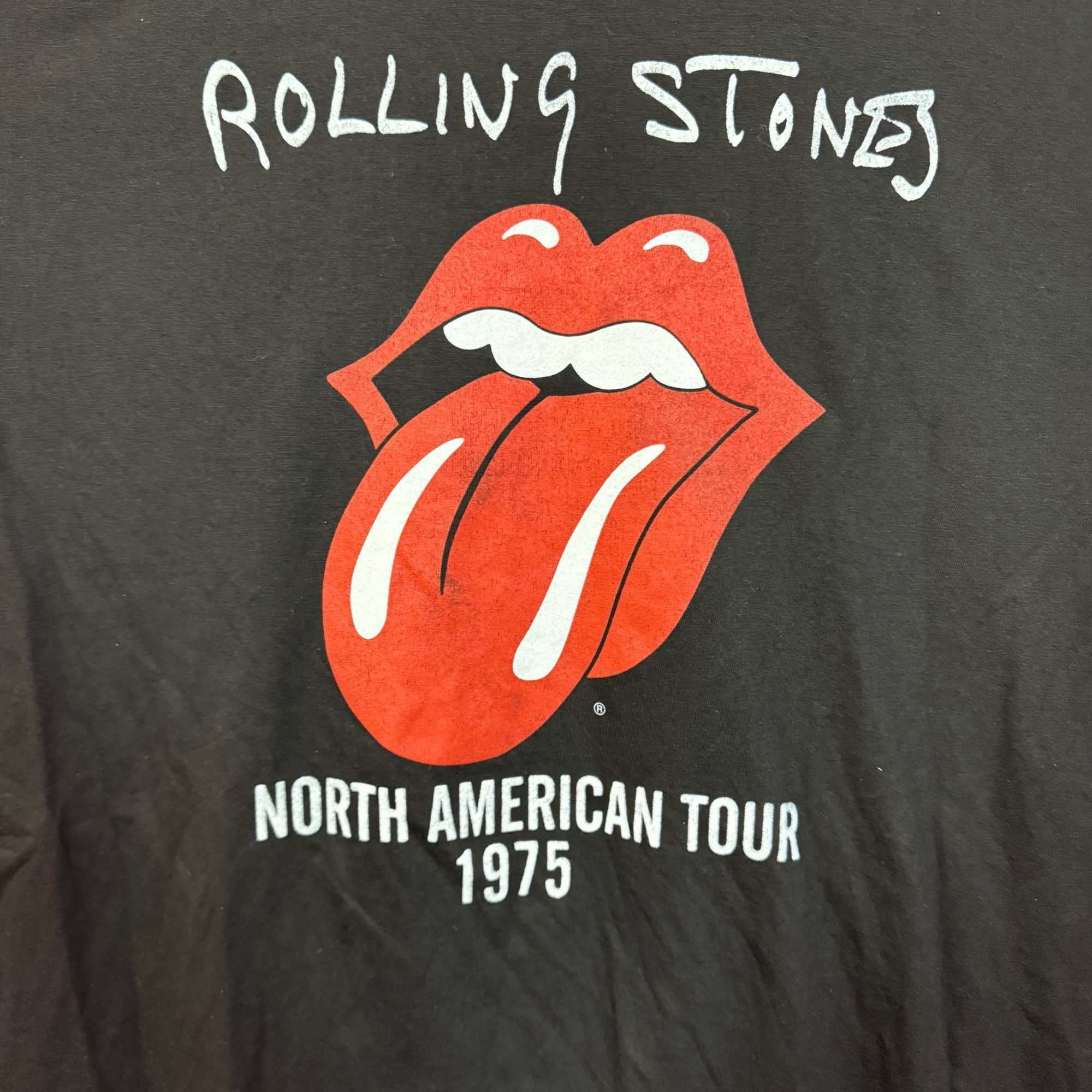 The Rolling Stones The Rolling Stones Hot Lips 1975 North American Tour Tee M Size US M / EU 48-50 / 2 - 2 Thumbnail
