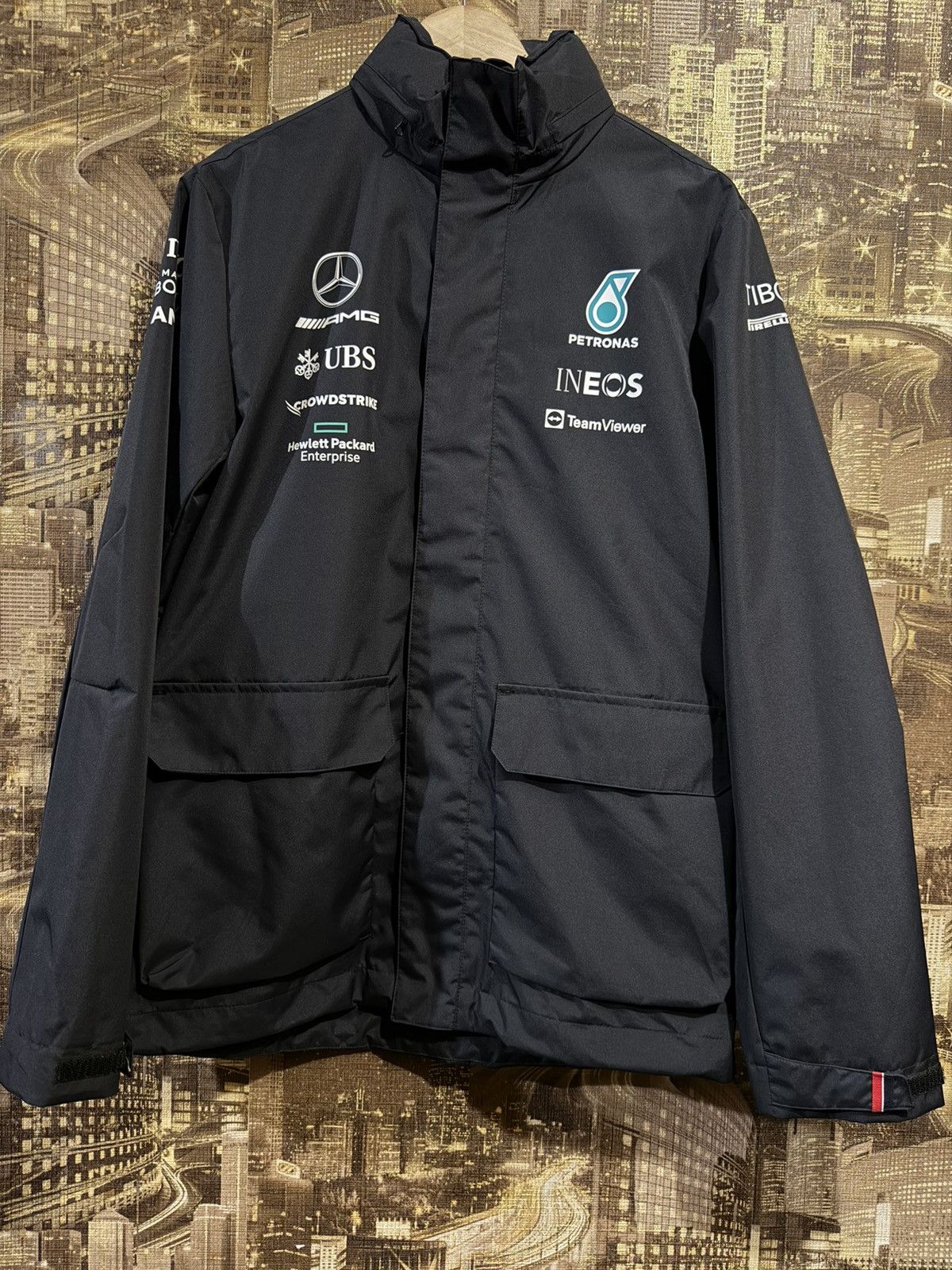 Tommy Hilfiger Tommy Hilfiger Mercedes AMG Petronas F1 Team Jacket Size M Size US M / EU 48-50 / 2 - 1 Thumbnail