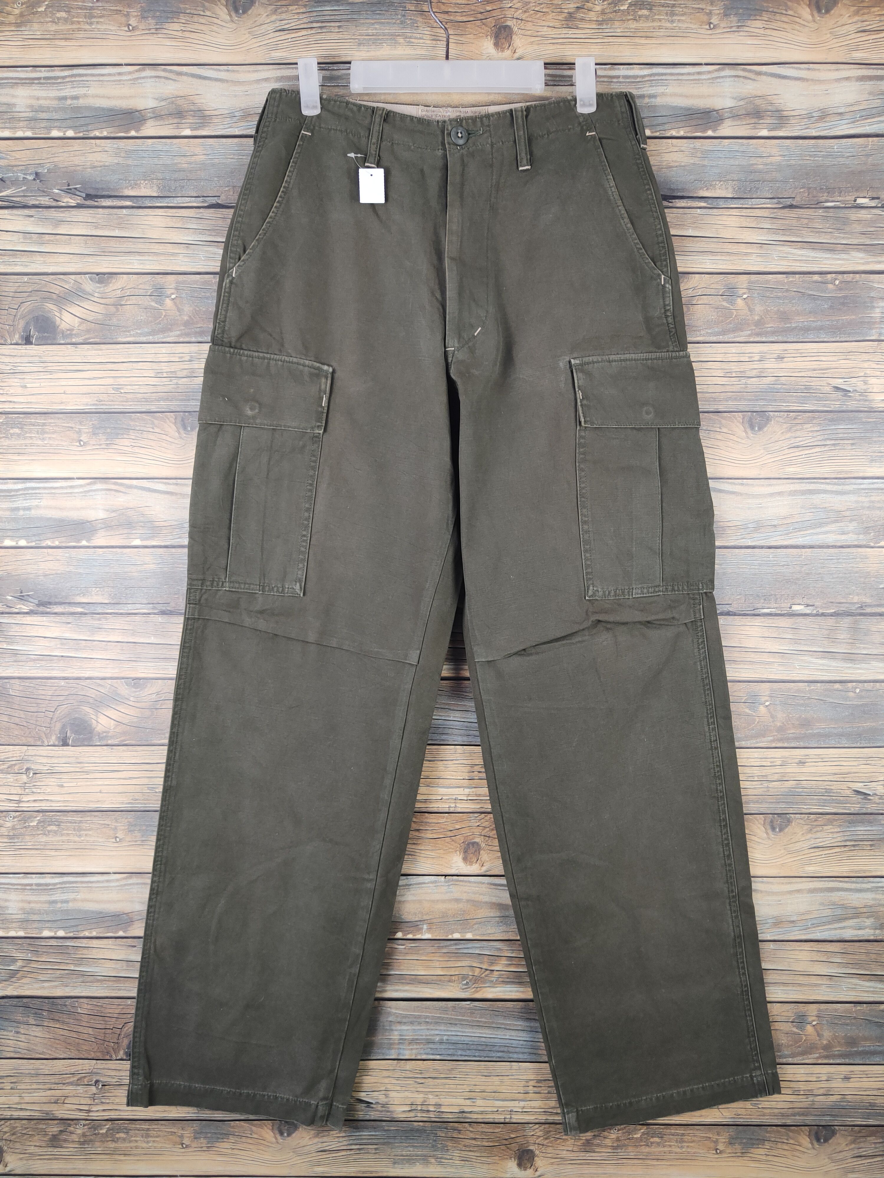 Japanese Brand DL Blue Way Olive Multipocket Tactical Cargo Pants #1485 Size US 30 / EU 46 - 1 Thumbnail