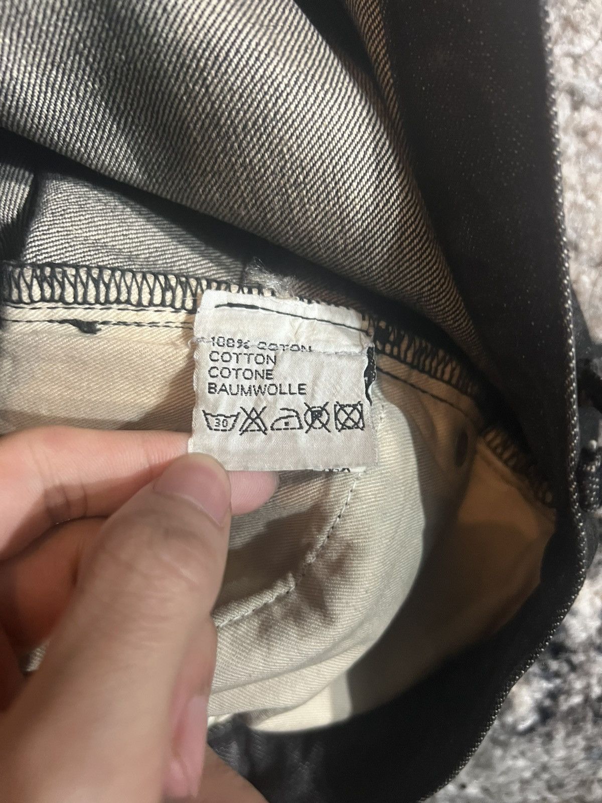 Dior × Hedi Slimane Dior Hedi Slimane AW05 Black Luster Wax Denim In The Morning Size US 32 / EU 48 - 6 Thumbnail