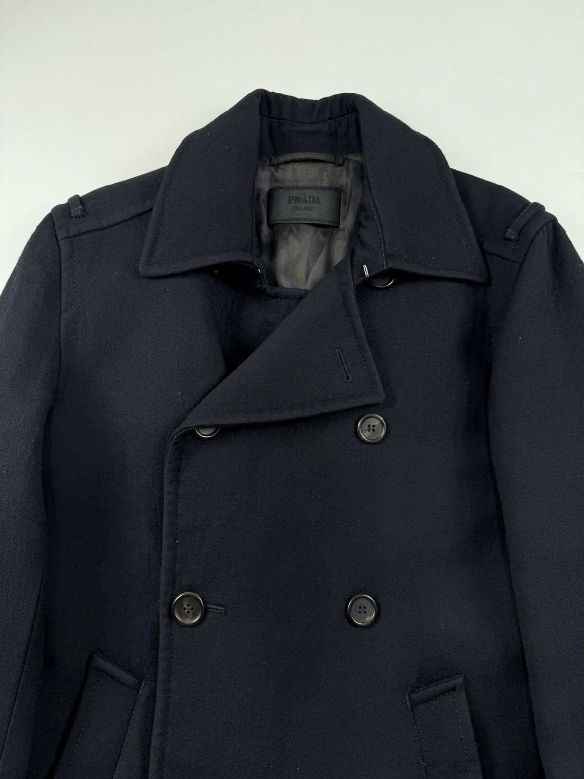 Prada Prada F/W’09 Wool Pea Coat Size US S / EU 44-46 / 1 - 5 Thumbnail