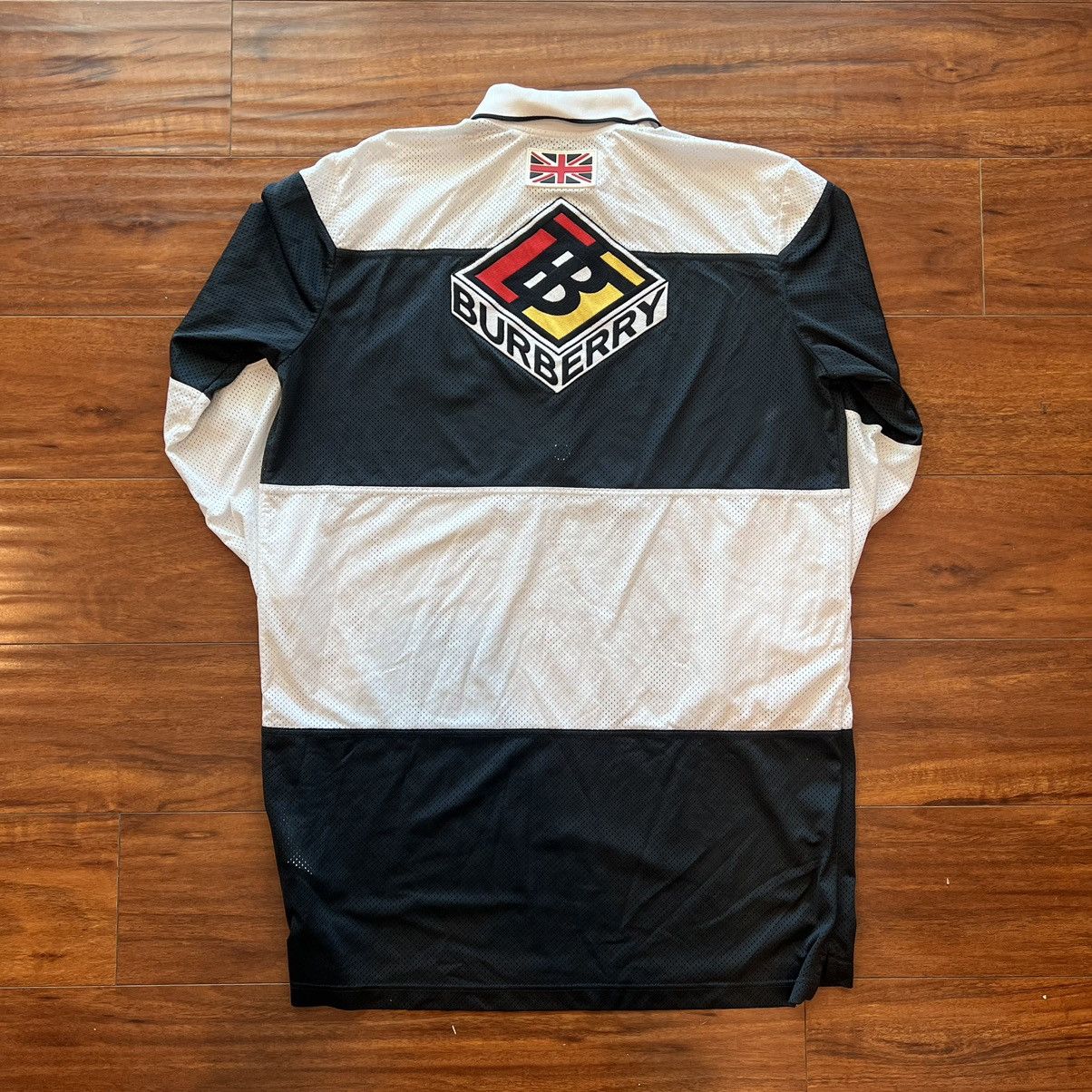 Burberry Burberry Rugby Jersey Size US XL / EU 56 / 4 - 2 Thumbnail