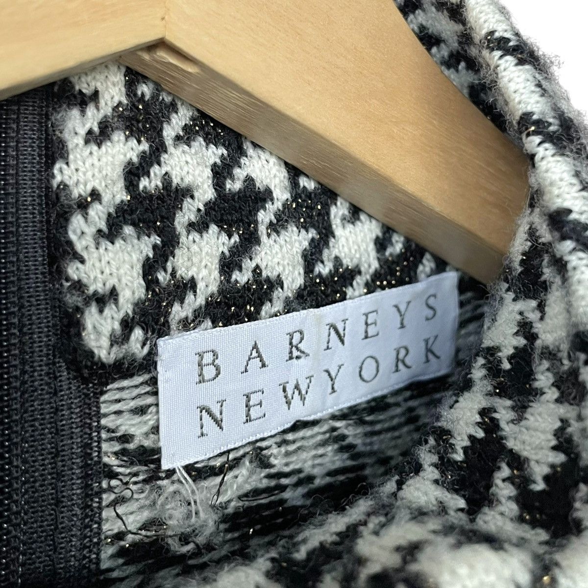 Barneys New York Barneys New York Vintage Wool Houndstooth Top Size M / US 6-8 / IT 42-44 - 7 Thumbnail