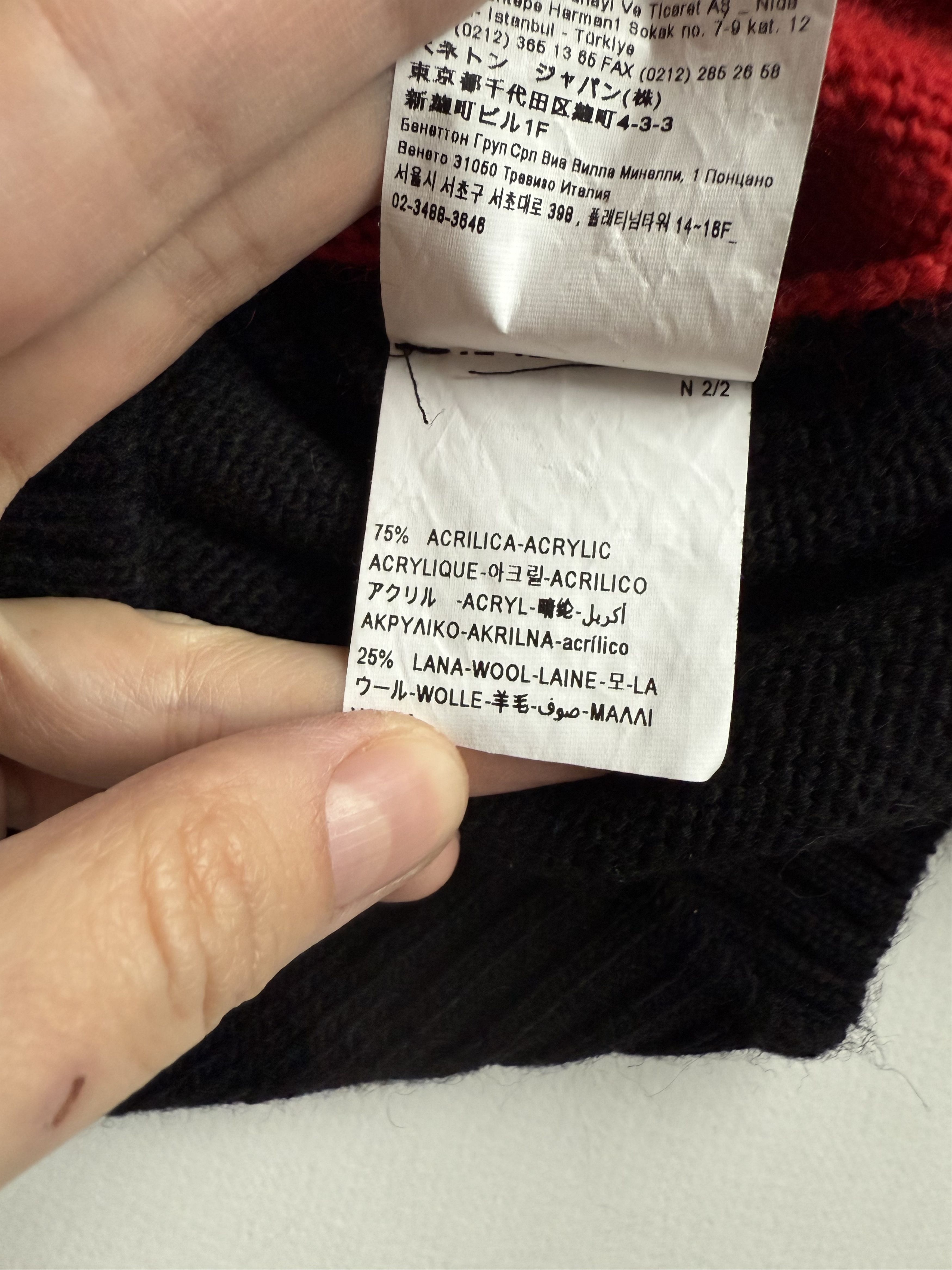 Sisley Sisley Wool Knit Racing Style y2k Sweater XS Size US XS / EU 42 / 0 - 4 Thumbnail
