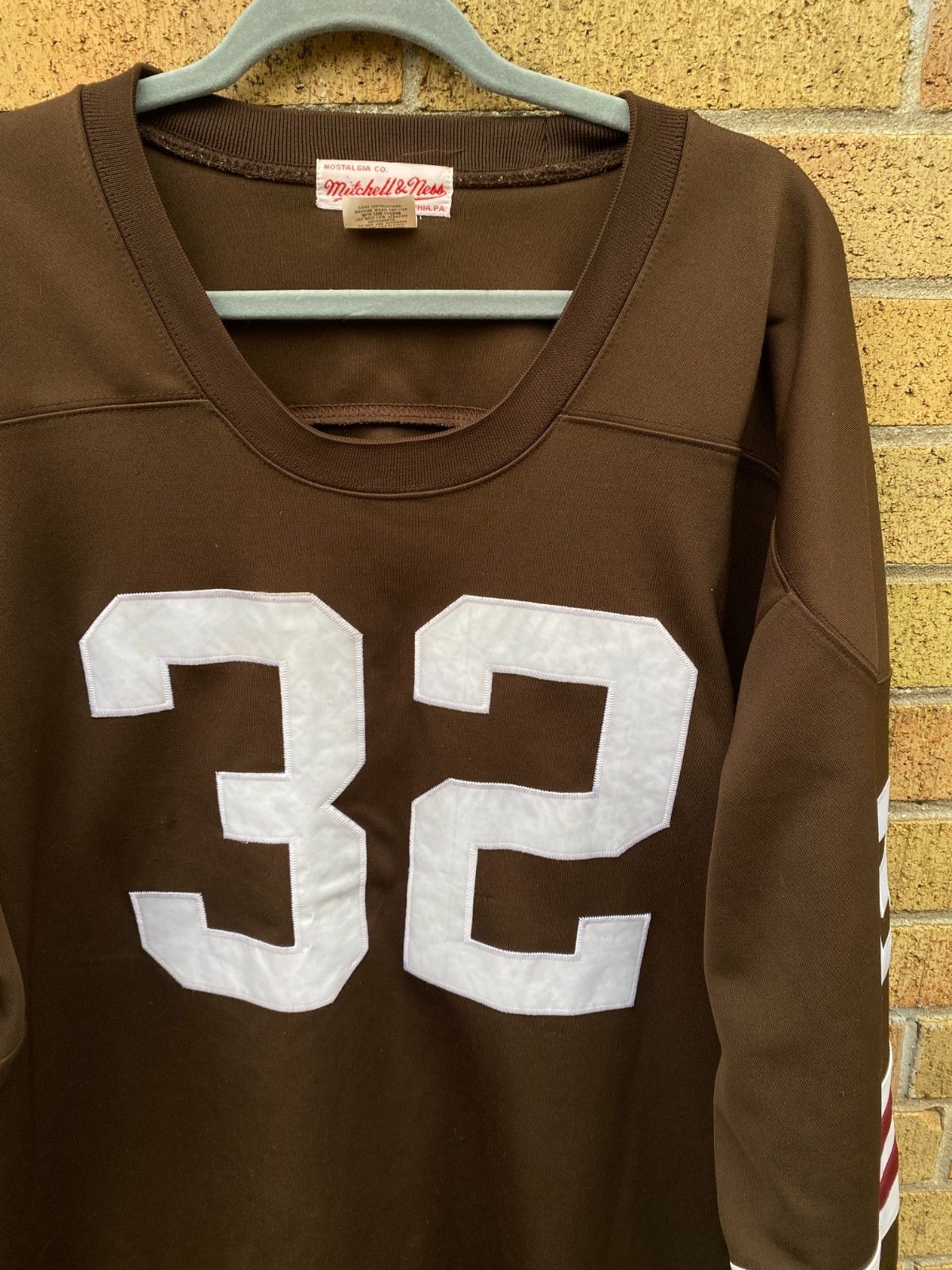 Mitchell & Ness Cleveland Browns Jim Brown Throwback Jersey 1964 Mitchell & Size US XL / EU 56 / 4 - 5 Thumbnail