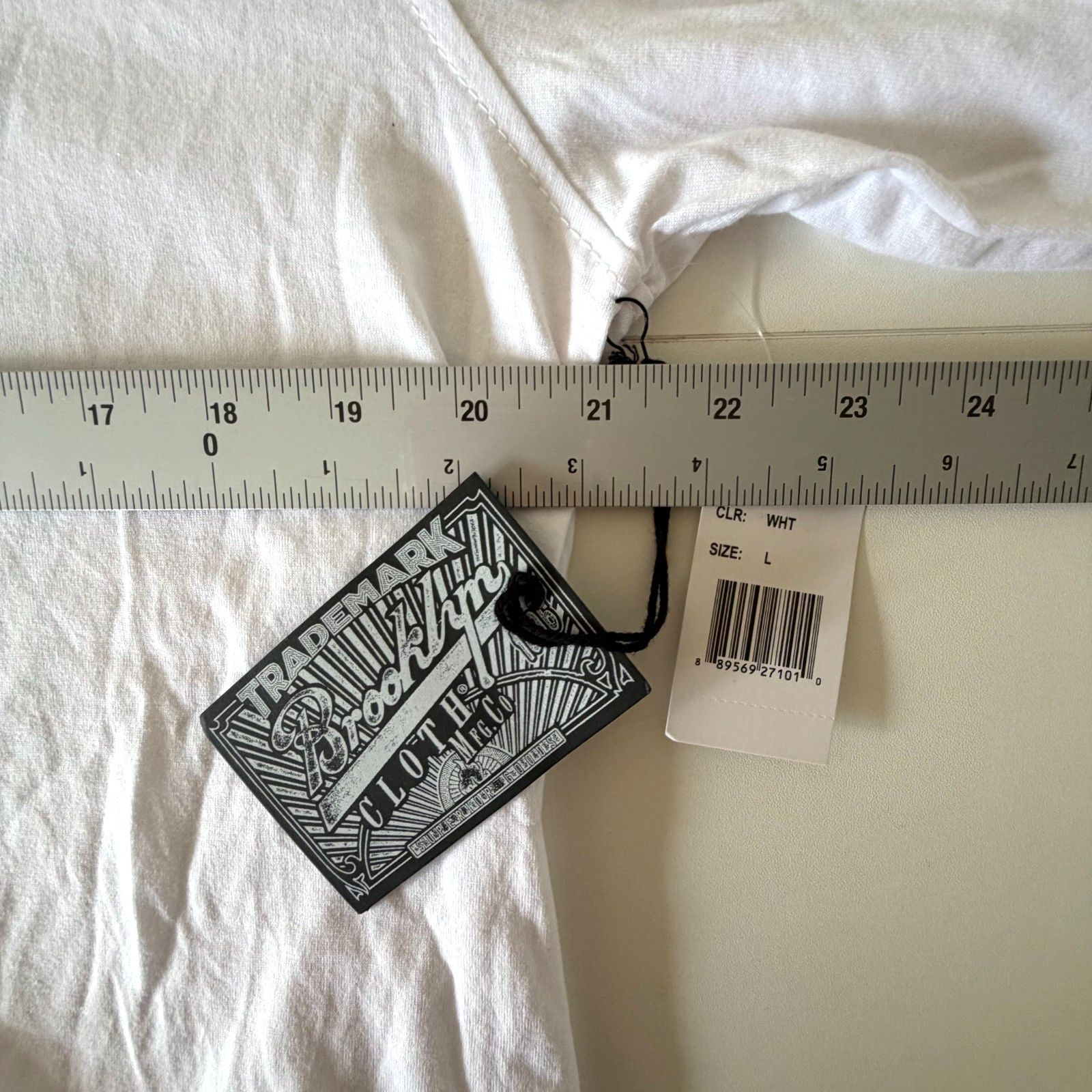 Brooklyn Cloth Brooklyn Cloth Cotton Graphic Long Sleeve Tee L White Size US L / EU 52-54 / 3 - 5 Thumbnail