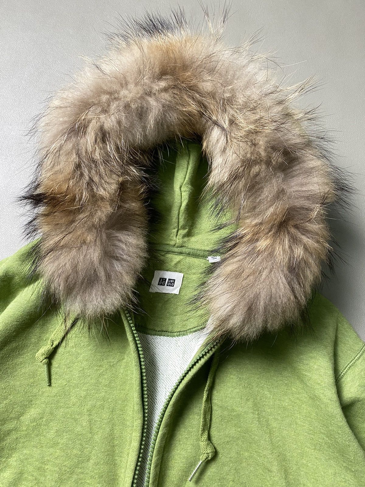 If Six Was Nine × Japanese Brand × Le Grande Bleu (L.G.B.) Uniqlo Double Zip Japanese Fur Hoodie Size US M / EU 48-50 / 2 - 3 Thumbnail