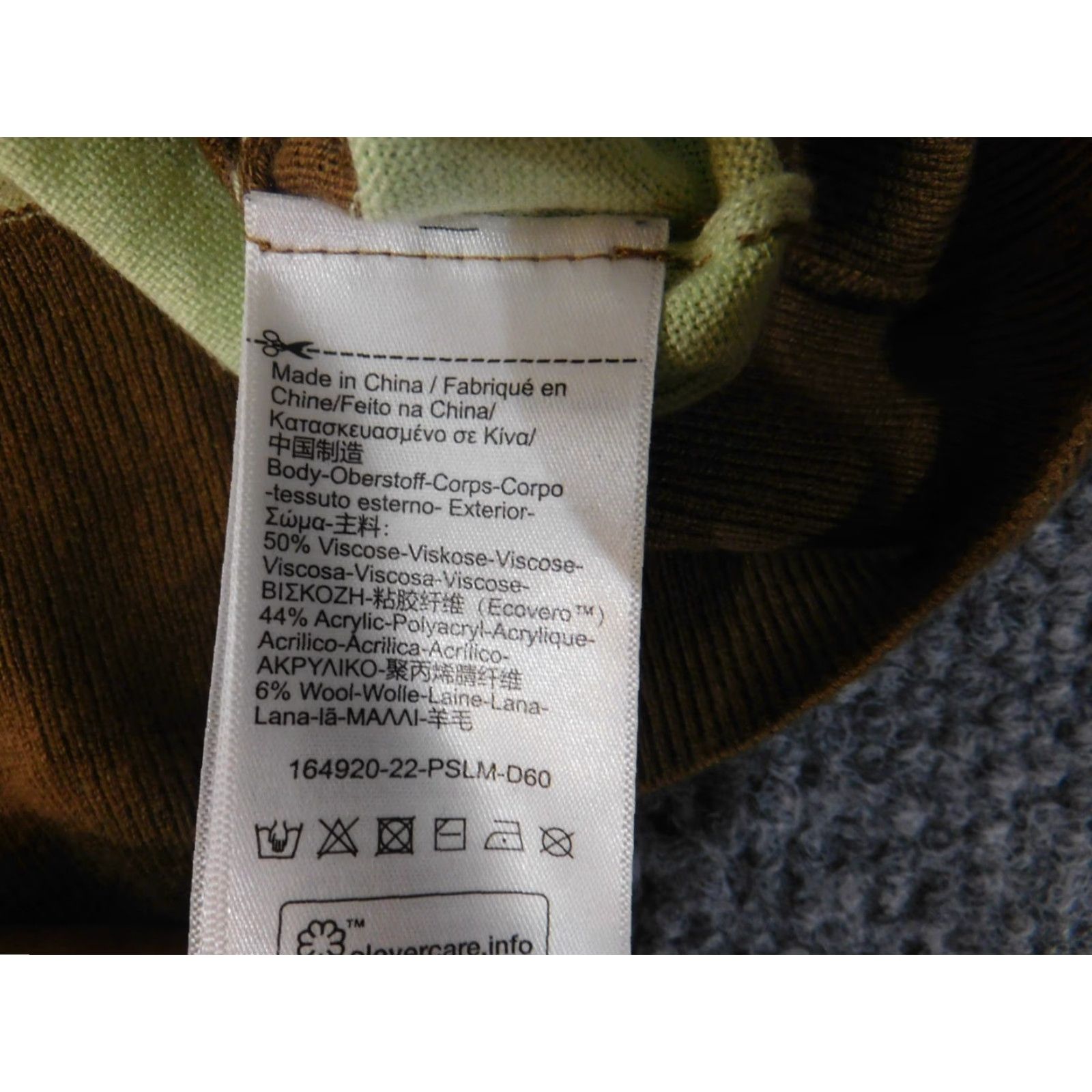 Scotch & Soda Scotch & Soda Sweater Women S Brown Green Striped V-Neck Pullover Knit Long Sleeve Lightweight Vintage: No Size S / US 4 / IT 40 - 7 Thumbnail