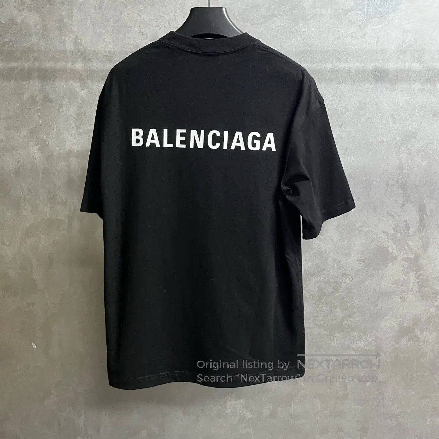 Balenciaga Balenciaga Logo-print retro plain-spun short-sleeve T-shir Size US S / EU 44-46 / 1 - 5 Thumbnail