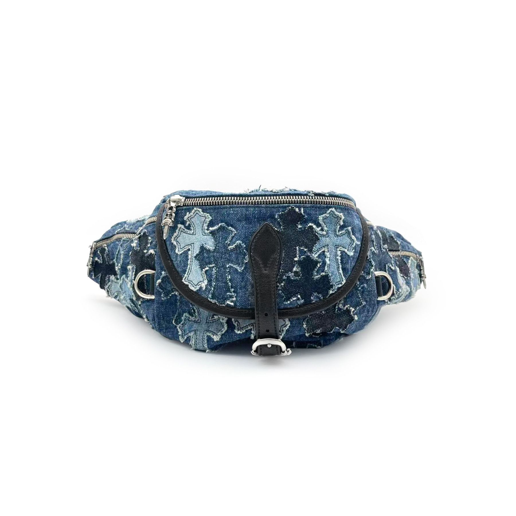 Chrome Hearts Chrome Hearts Denim Cross Patch Waist Bag Size ONE SIZE - 1 Thumbnail