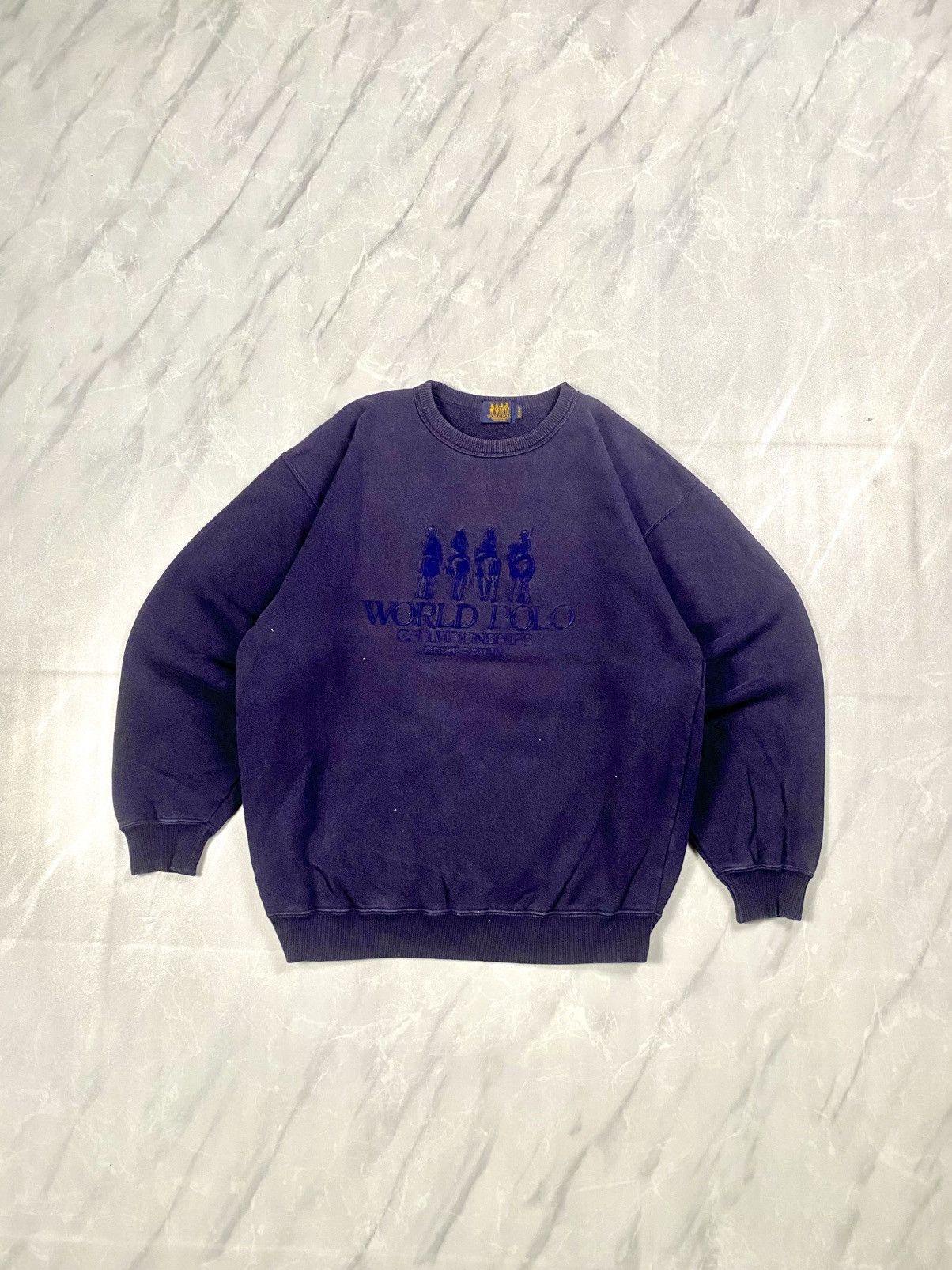Vintage 90s Great Britain World Polo Championship Crewneck