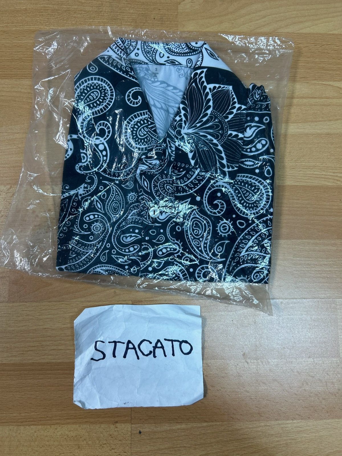Gnarcotic × Rap Tees Gnarcotic Lil Gnar Paisley Bandana Button Up Black/White Size US S / EU 44-46 / 1 - 2 Thumbnail