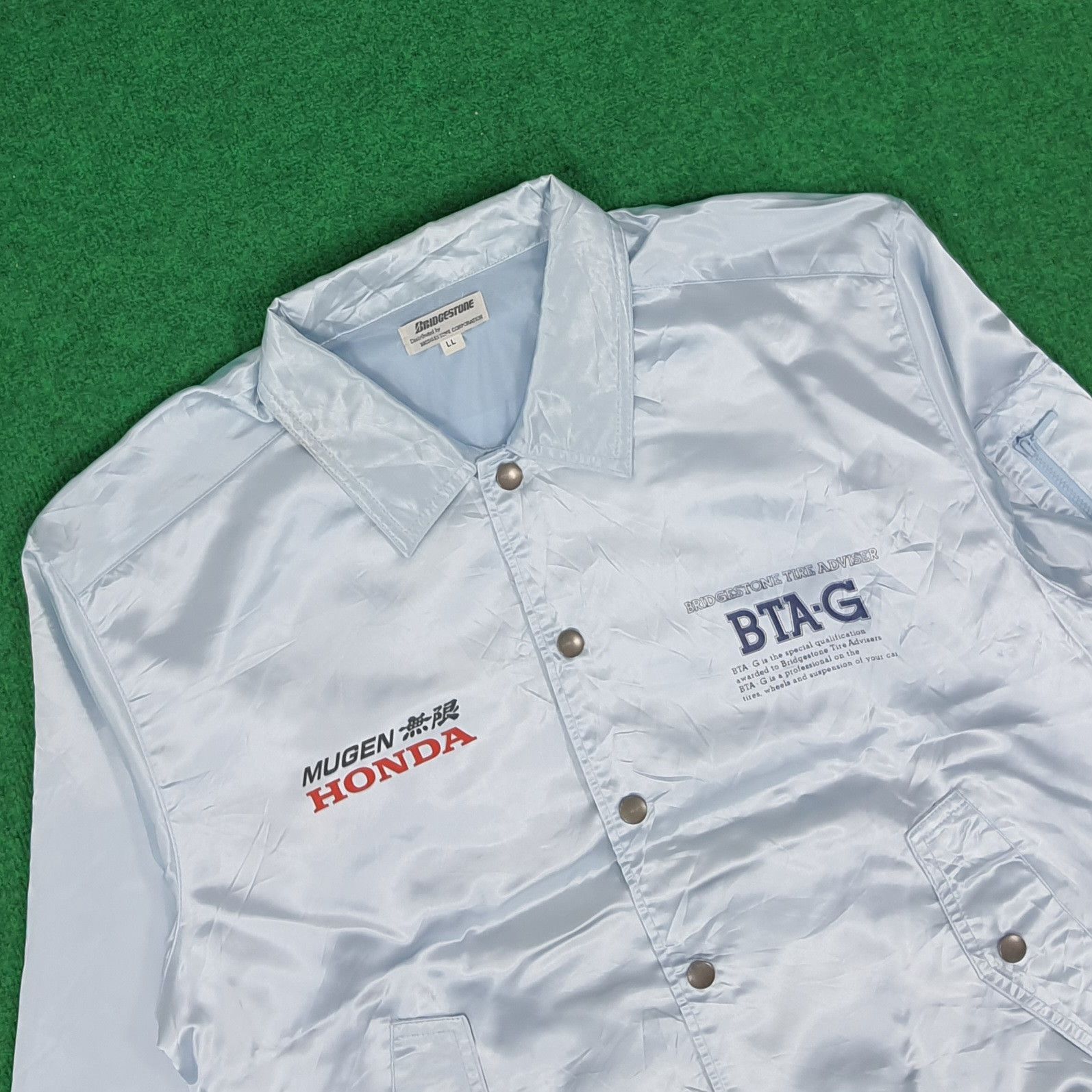 Japanese Brand × Vintage Vintage Mugen Honda Japan motorsports Coach Style Jacket Size US L / EU 52-54 / 3 - 4 Thumbnail