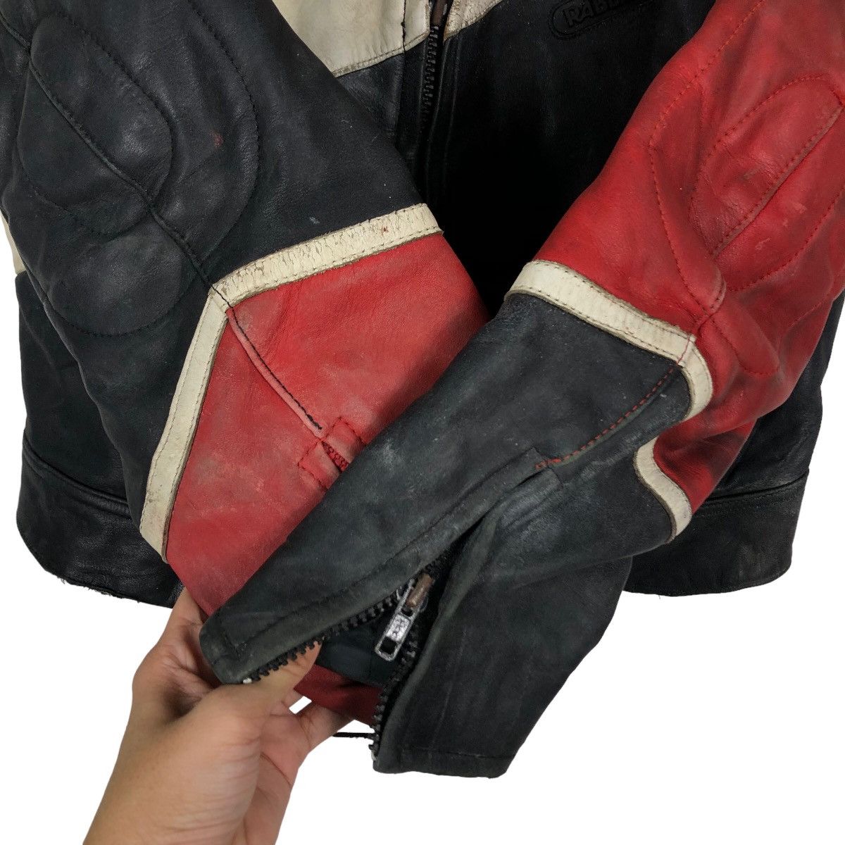 Hein Gericke 🔥Vintage Biker Racing Real Leather Jacket Raberg Japan Size US M / EU 48-50 / 2 - 11 Thumbnail