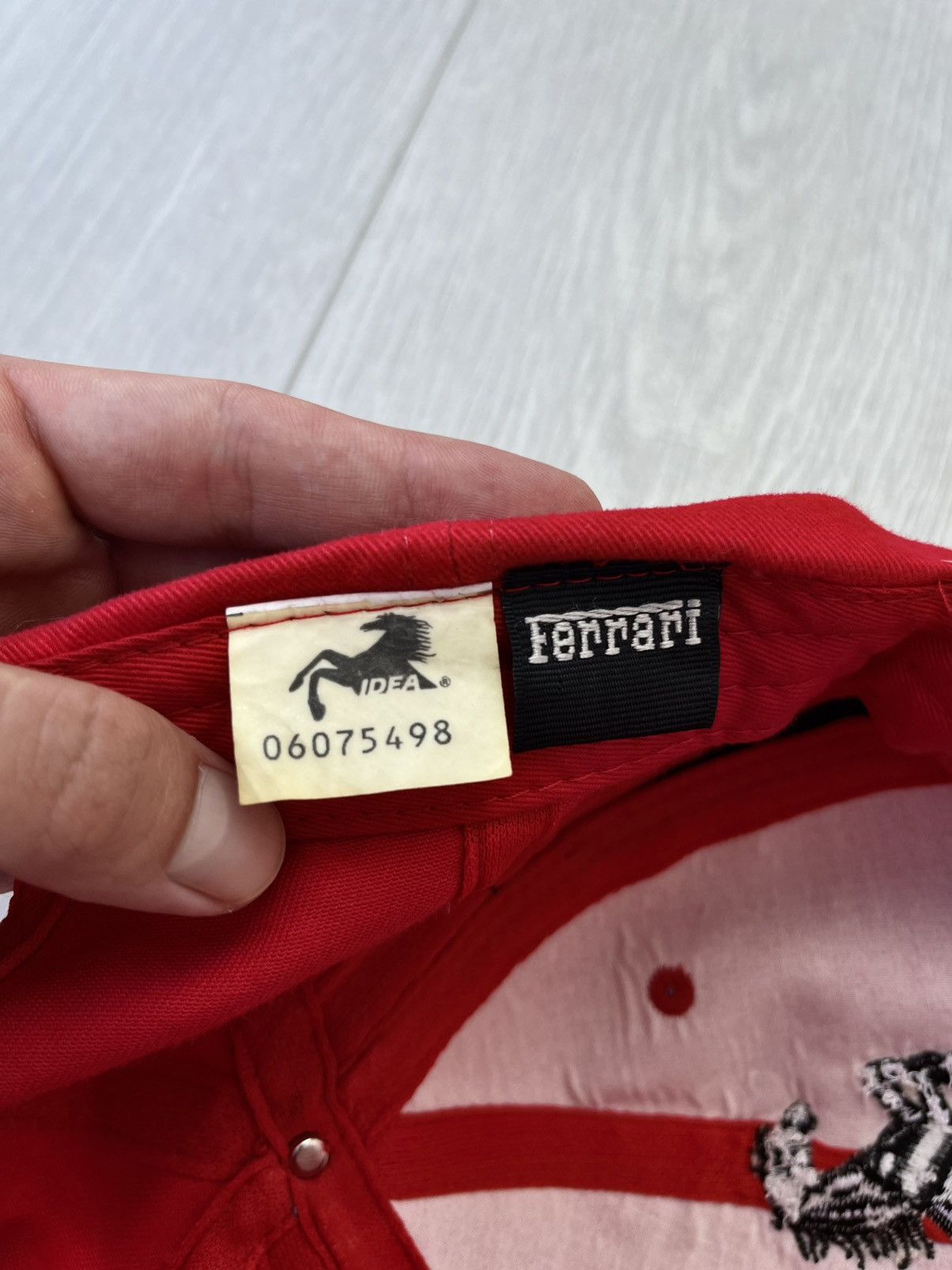 Ferrari Vintage Ferrari Cap Big Logo Racing Y2K Schumacher 90s 00s Size ONE SIZE - 8 Thumbnail