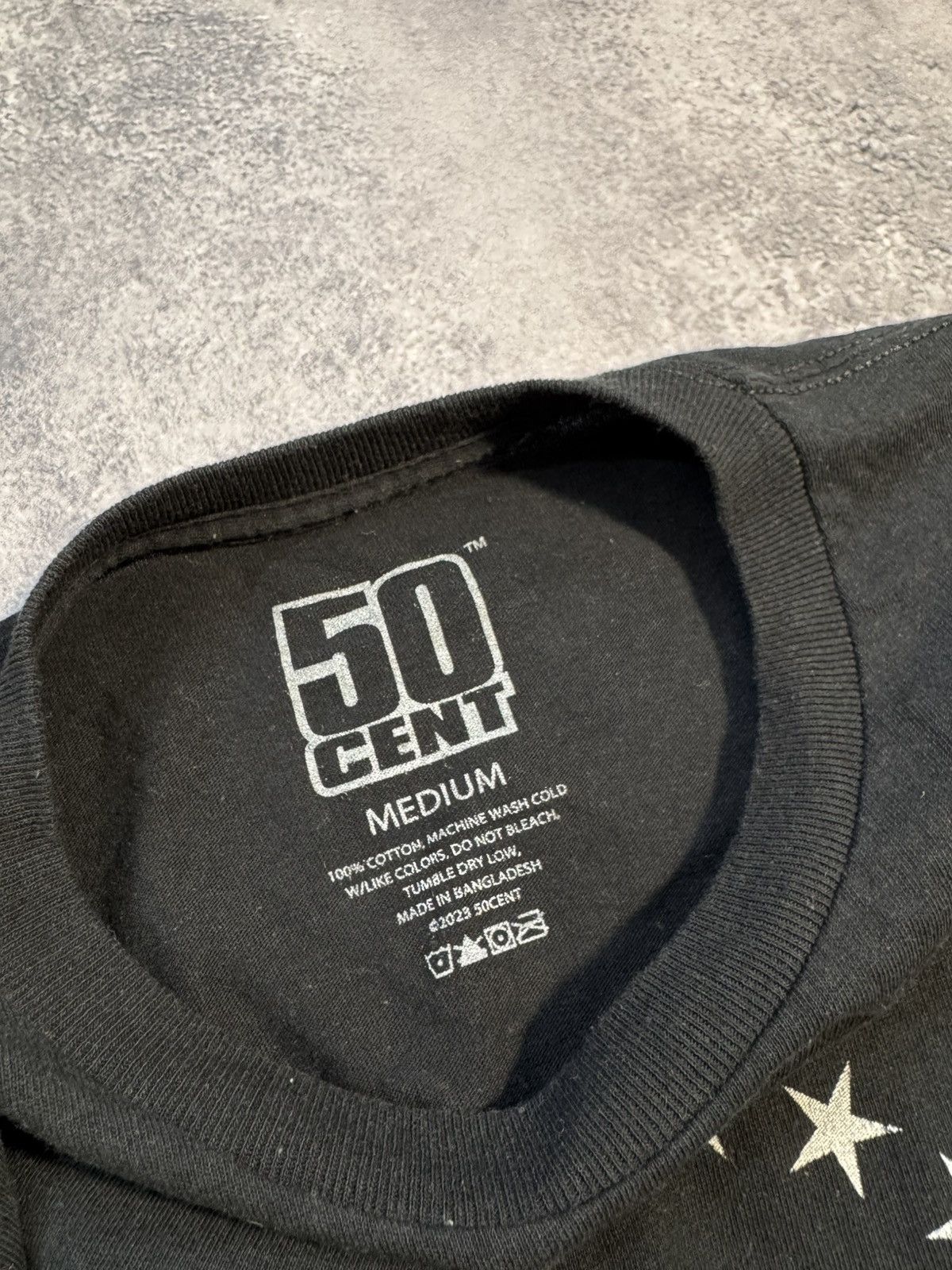 50 Cent × Rap Tees 50 Cent Hip Hop Rap Shirt tour 2023 Size US M / EU 48-50 / 2 - 4 Thumbnail