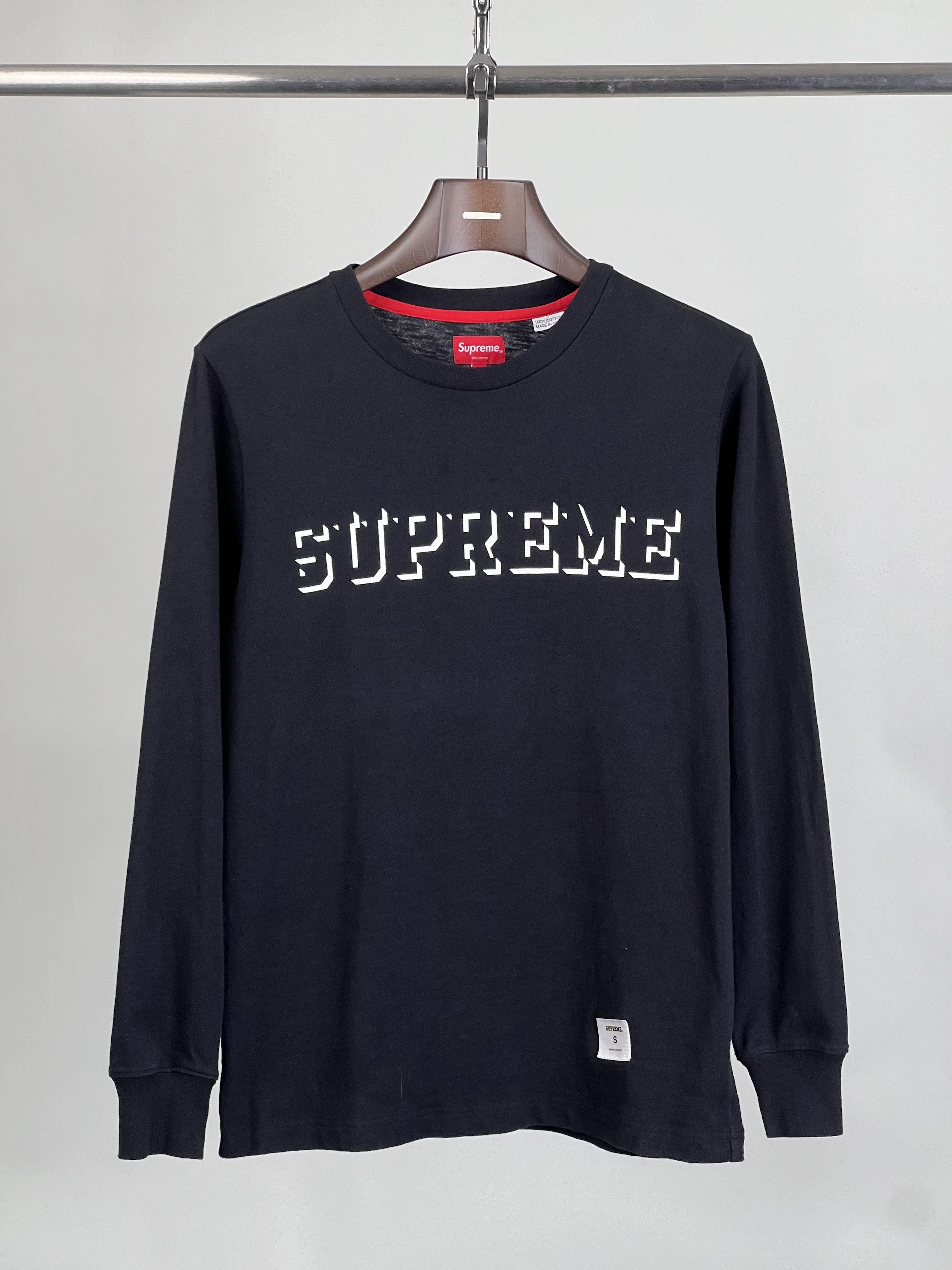 【Supreme】 Chrome Logo L/S Top Supreme Chrome Logo L S Top (FW19) - $78