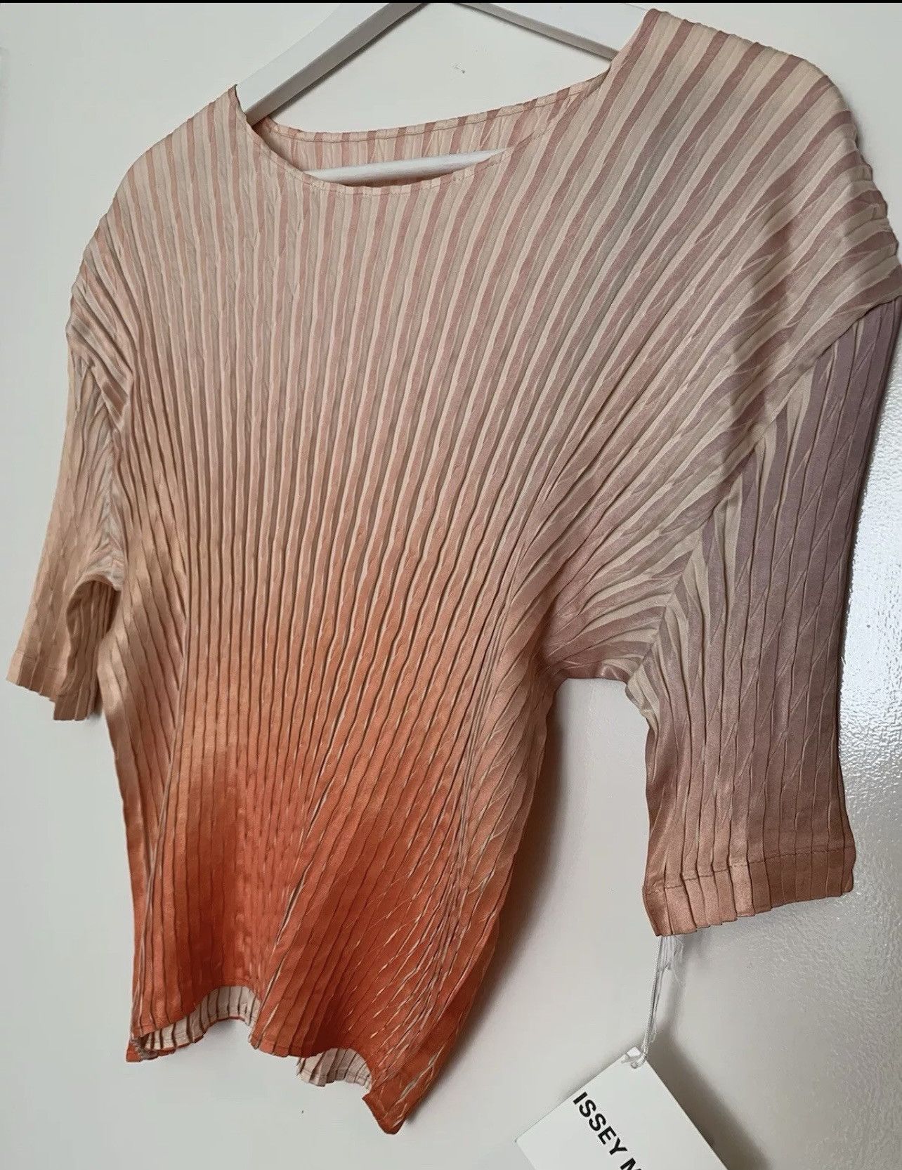 Issey Miyake PLEATS PLEASE ISSEY MIYAKE SUFFUSED PLEATS Orange 2 Medium Size M / US 6-8 / IT 42-44 - 4 Thumbnail